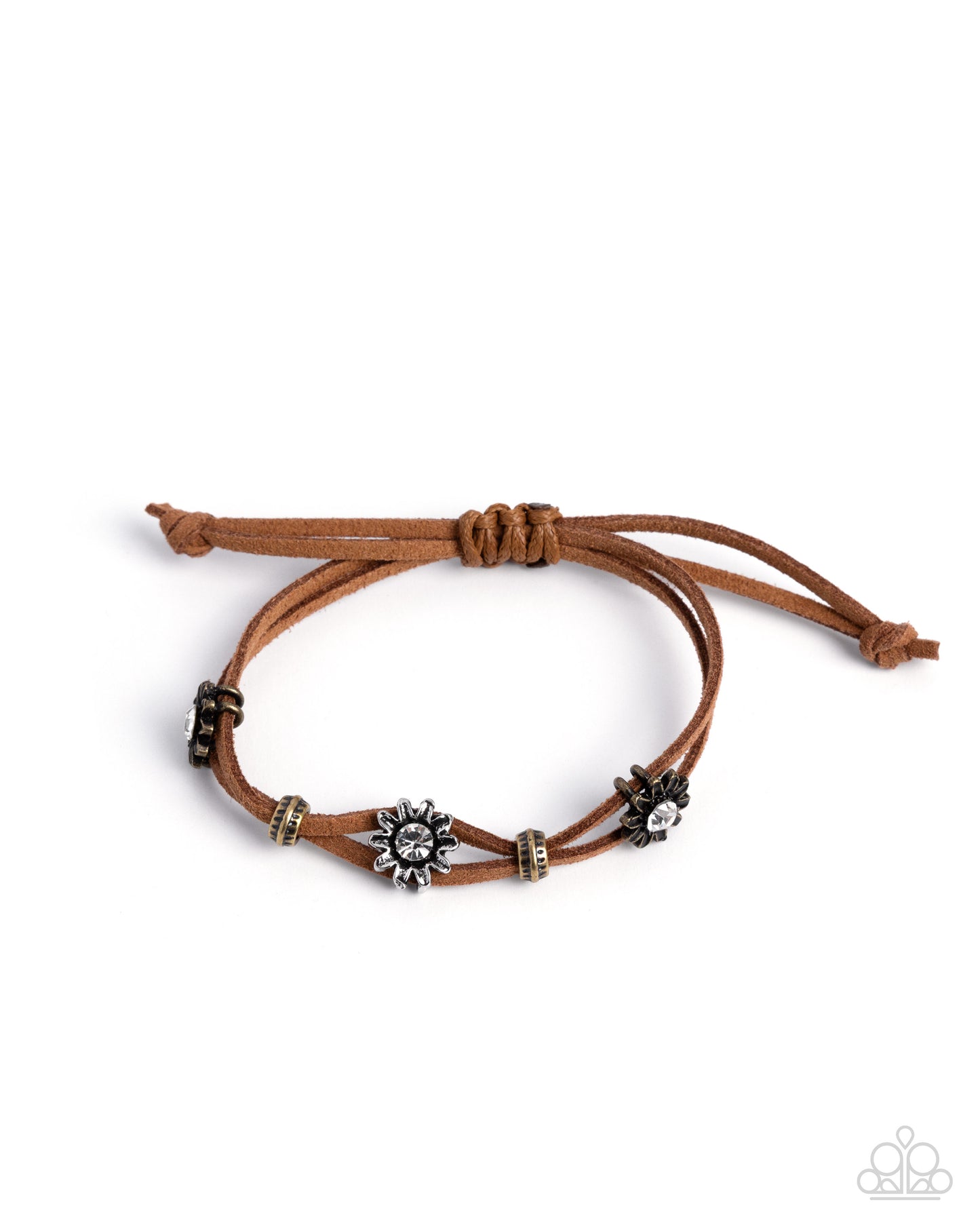 Flower Gala - brass - Paparazzi bracelet