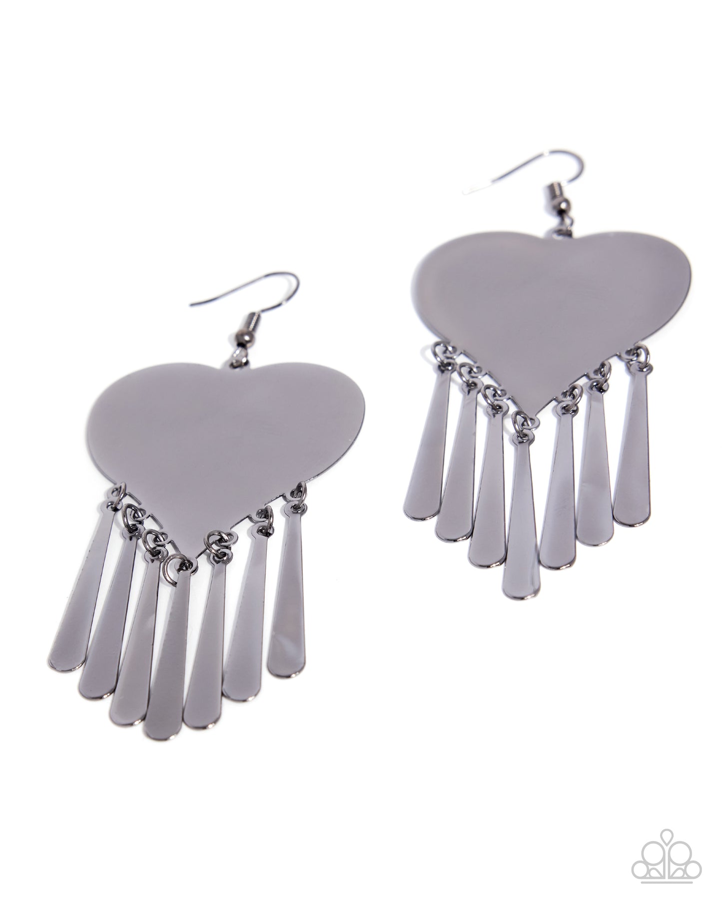 Fondly Fierce - black - Paparazzi earrings