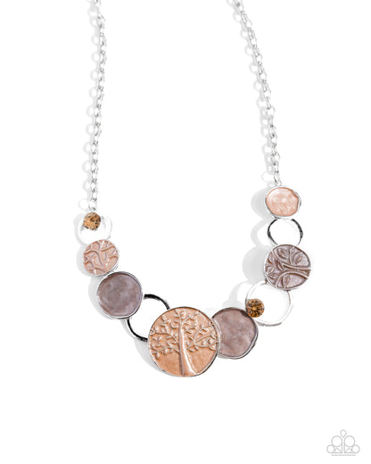 Forest Fling - brown - Paparazzi necklace