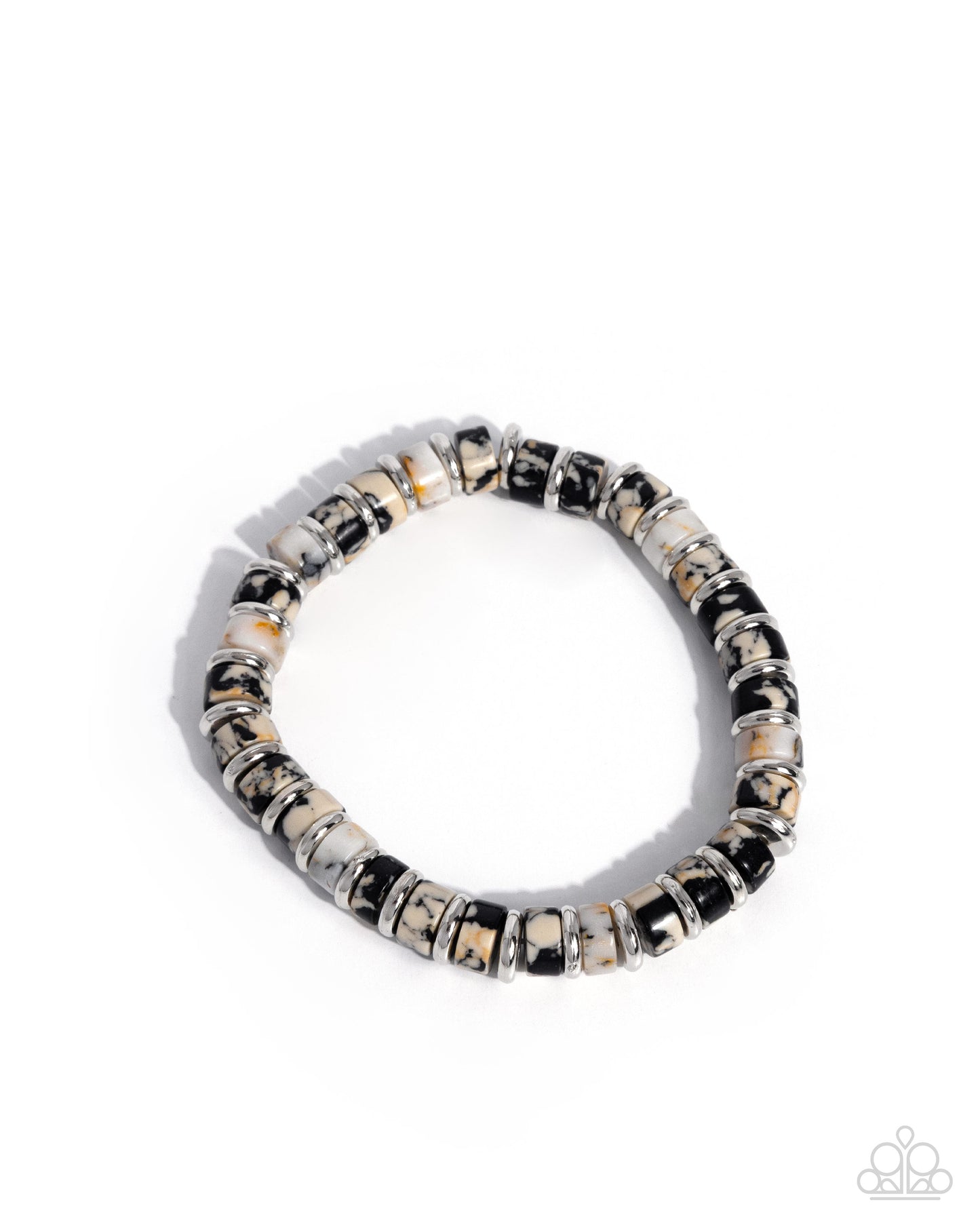 Forged Feature - black - Paparazzi MENS bracelet