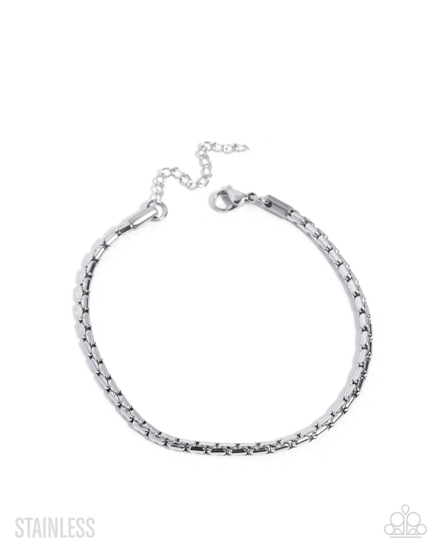 Formidably Fastened - silver - Paparazzi MENS bracelet