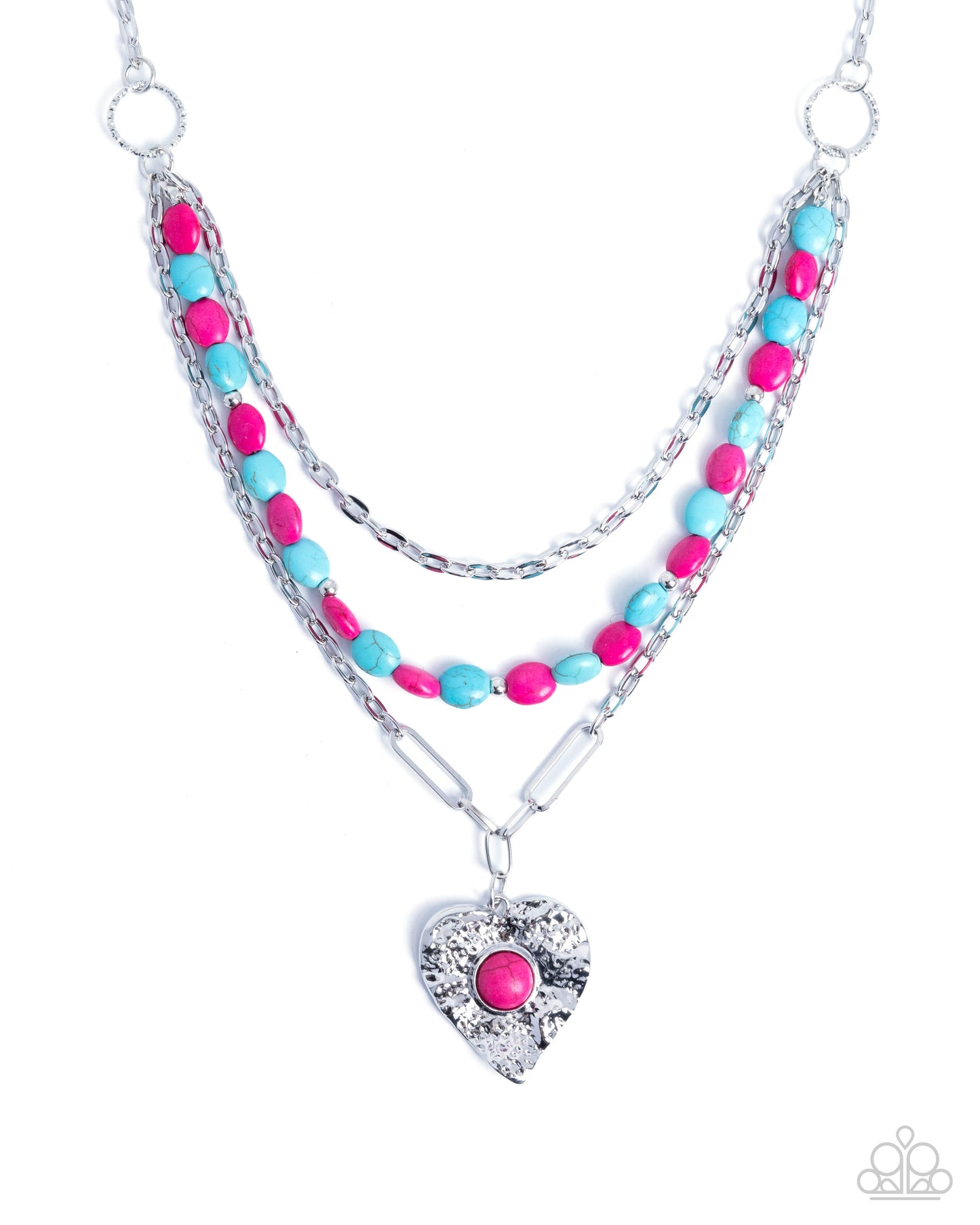 Frankly Flirting - pink - Paparazzi necklace
