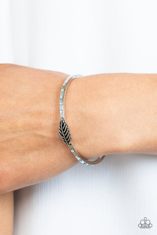 Free-Spirited Shimmer - blue - Paparazzi bracelet