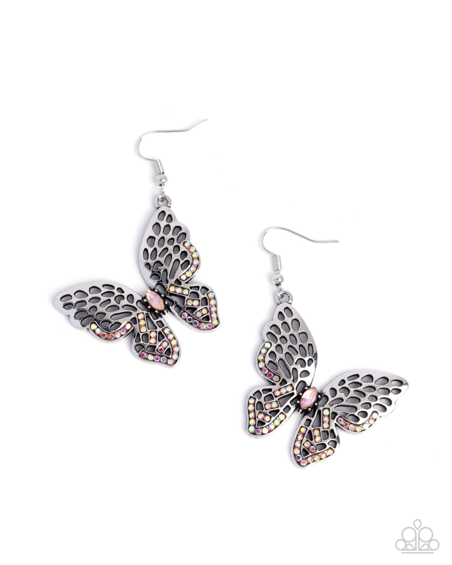 Fresh Flutter - orange - Paparazzi earrings
