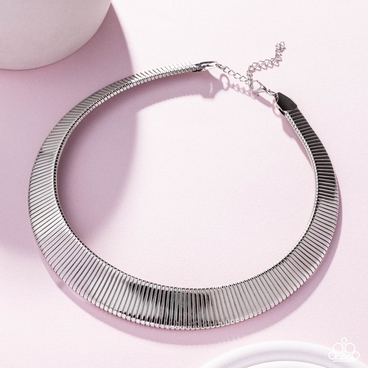 Fringe Formal - silver - Paparazzi necklace
