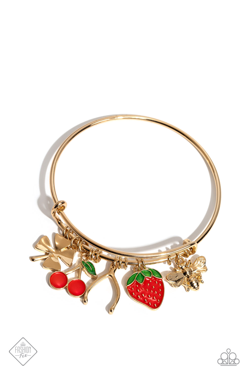 Fruit Freestyle - gold - Paparazzi bracelet