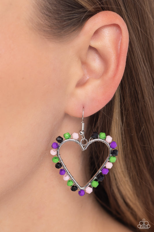 Fun-Loving Fashion - black - Paparazzi earrings