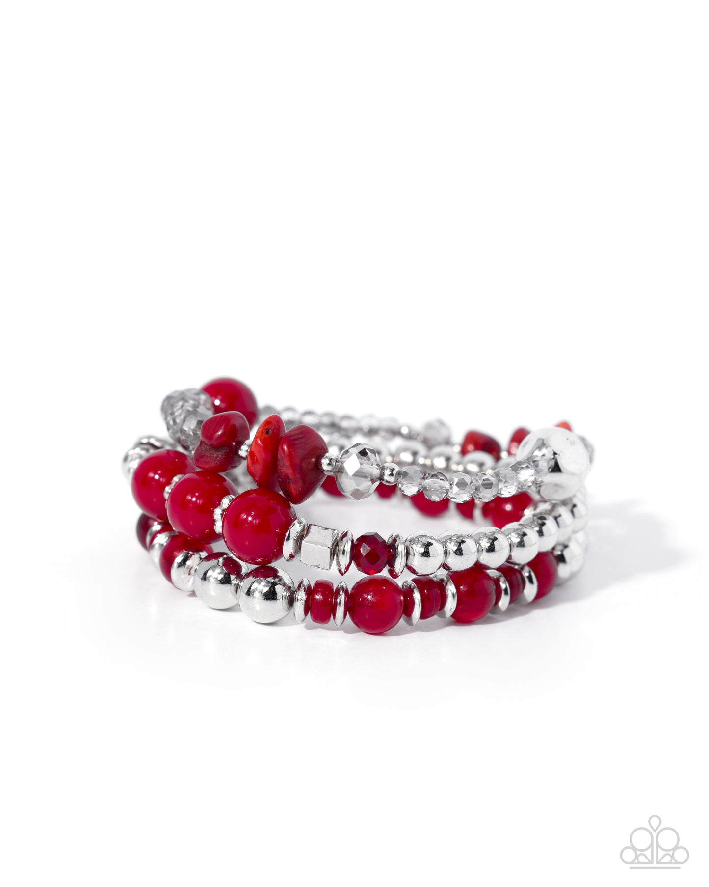 Funky Fusion - red - Paparazzi bracelet