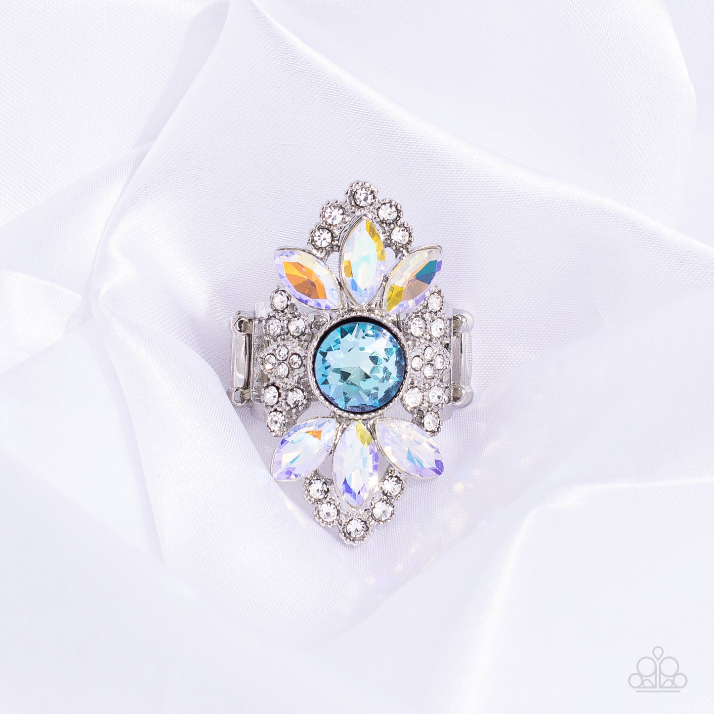 GLISTEN Here! - blue - Paparazzi ring