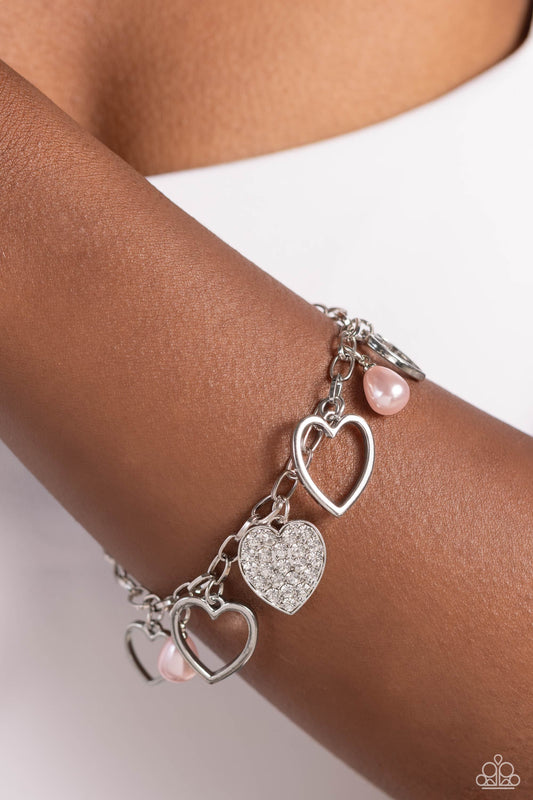 GLOW Your Heart - pink - Paparazzi bracelet