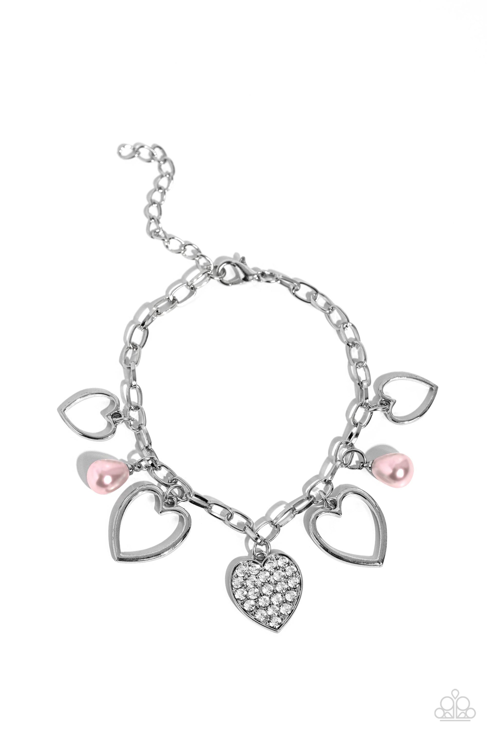 GLOW Your Heart - pink - Paparazzi bracelet