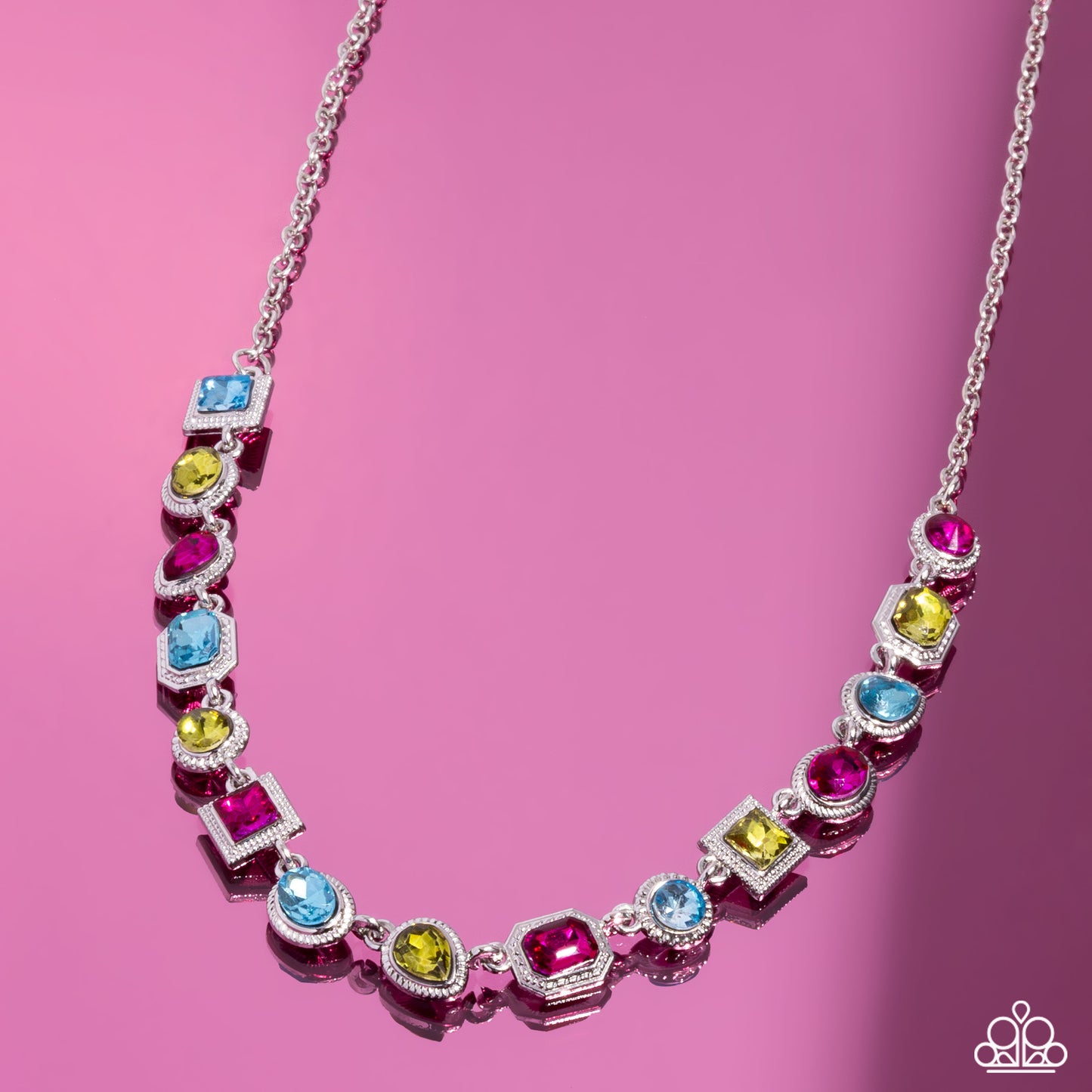 Gallery Glam - multi - Paparazzi necklace