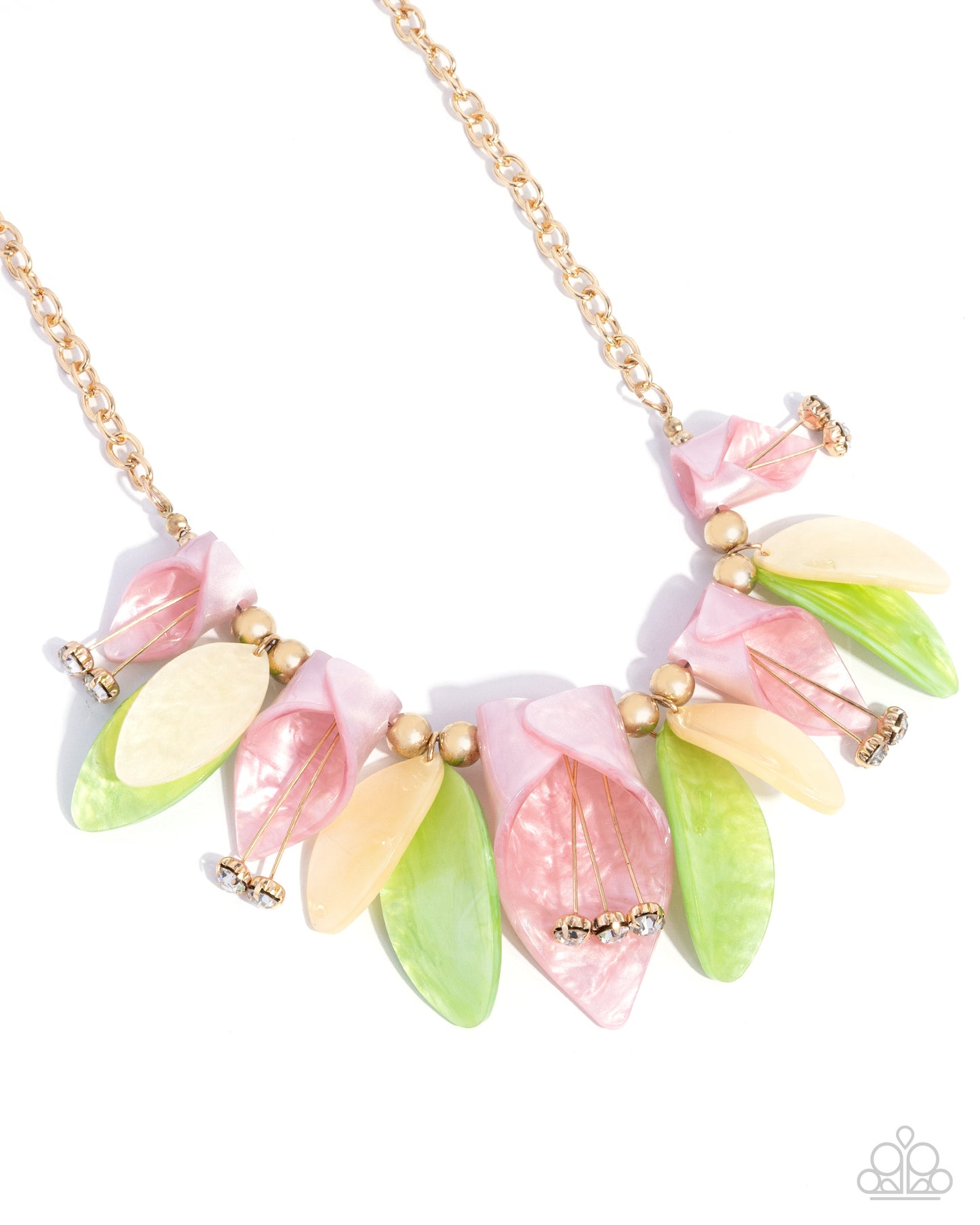 Garden Gaze - gold - Paparazzi necklace