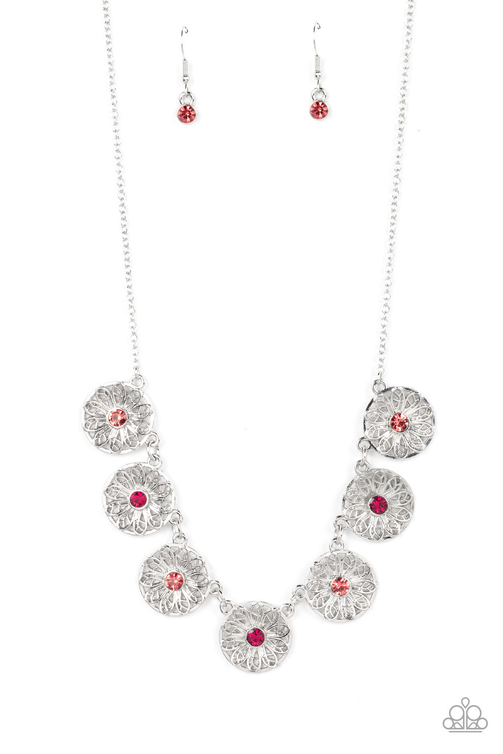 Garden Greetings - pink - Paparazzi necklace