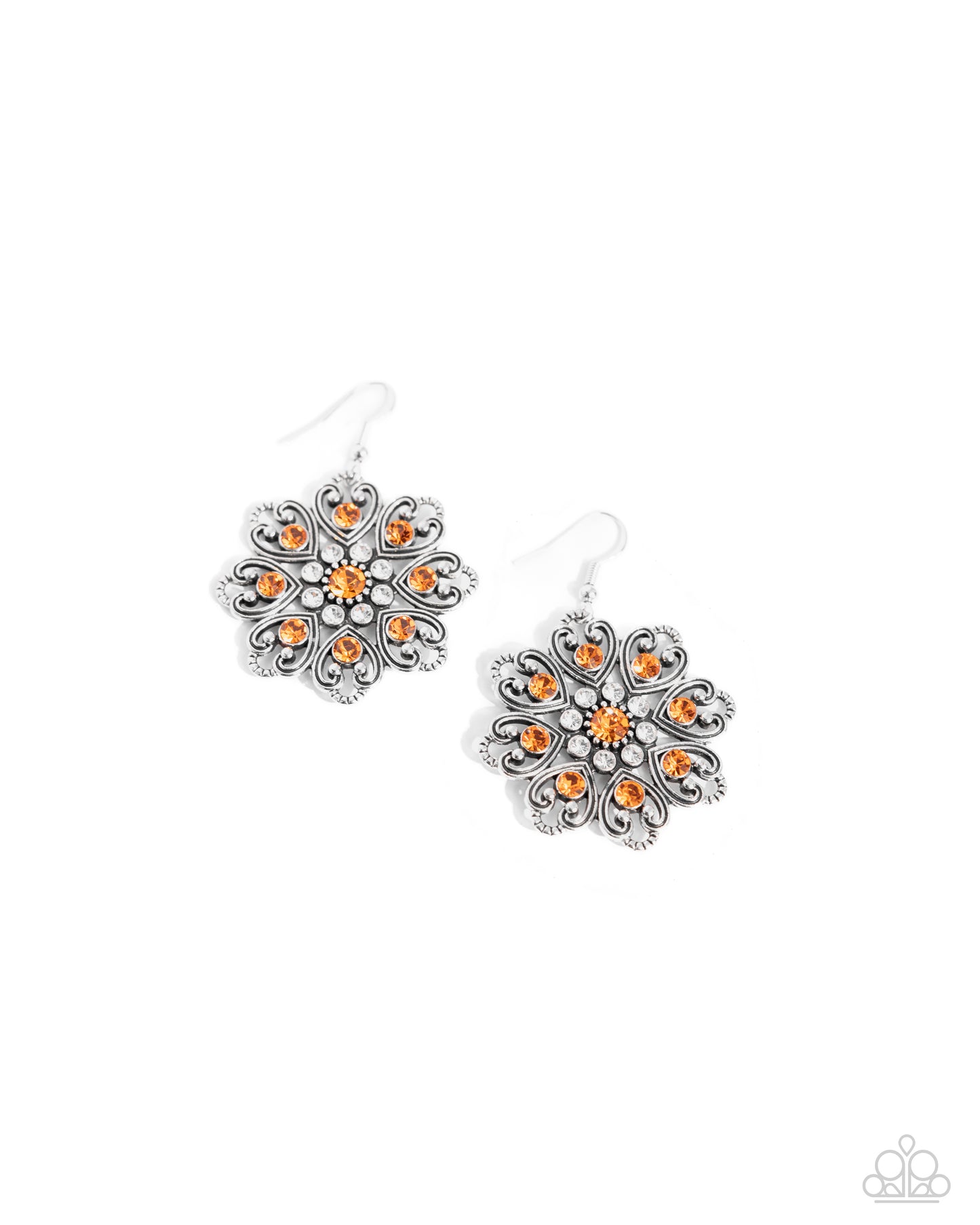 Garden of Love - orange - Paparazzi earrings