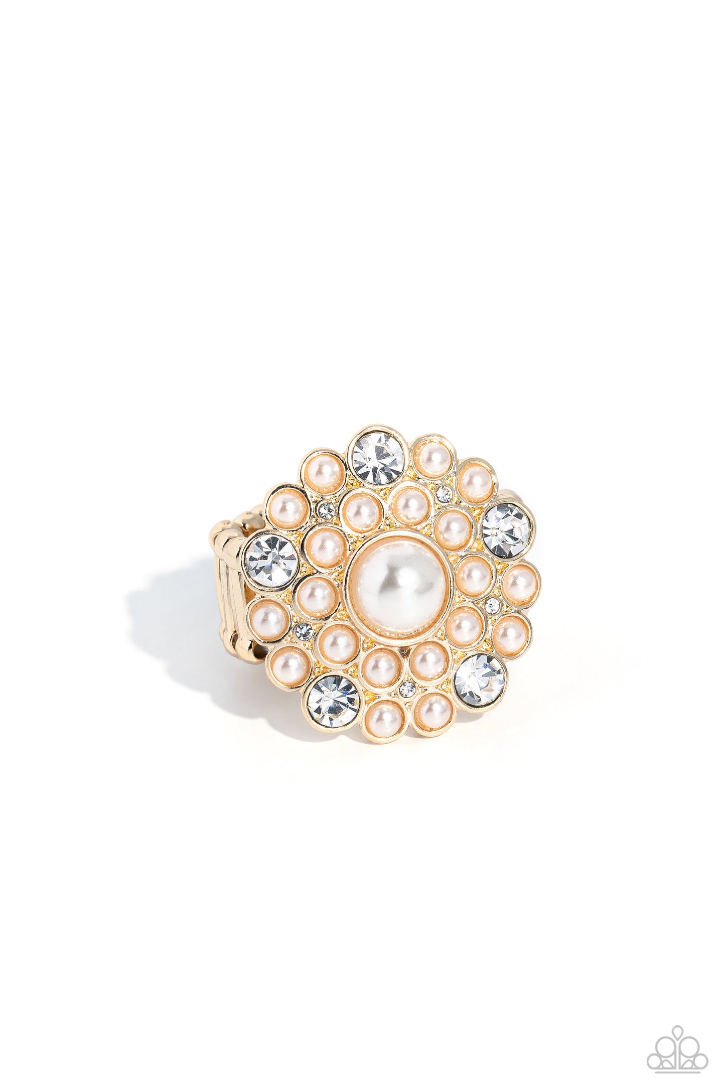 Gatsby Gait - gold - Paparazzi ring