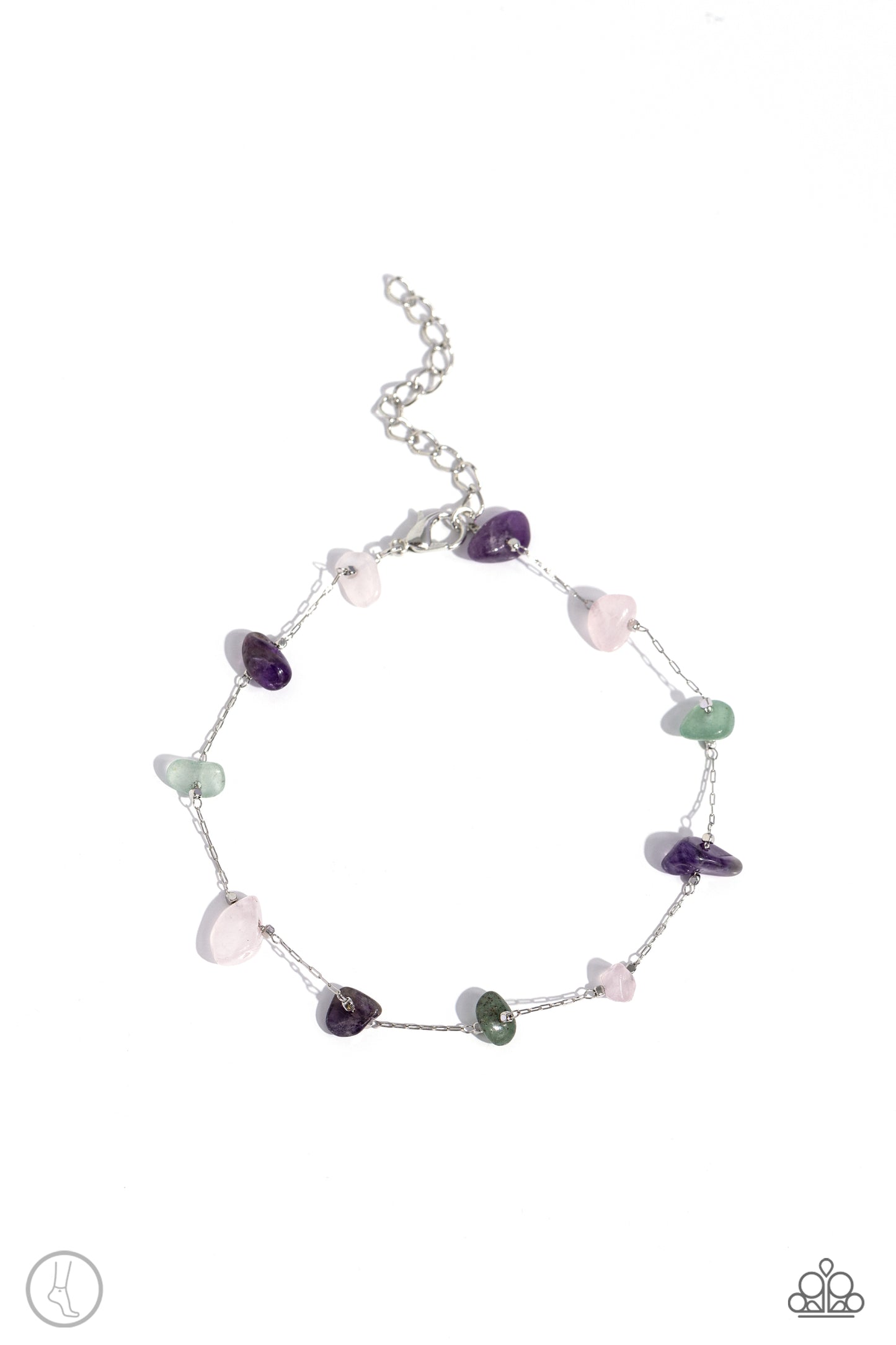 Gemstone Grace - green - Paparazzi anklet