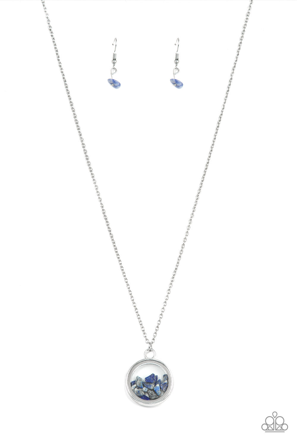 Gemstone Guru - blue - Paparazzi necklace