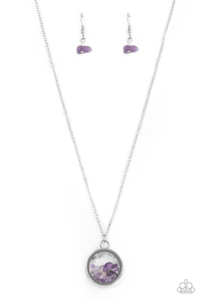 Gemstone Guru - purple - Paparazzi necklace