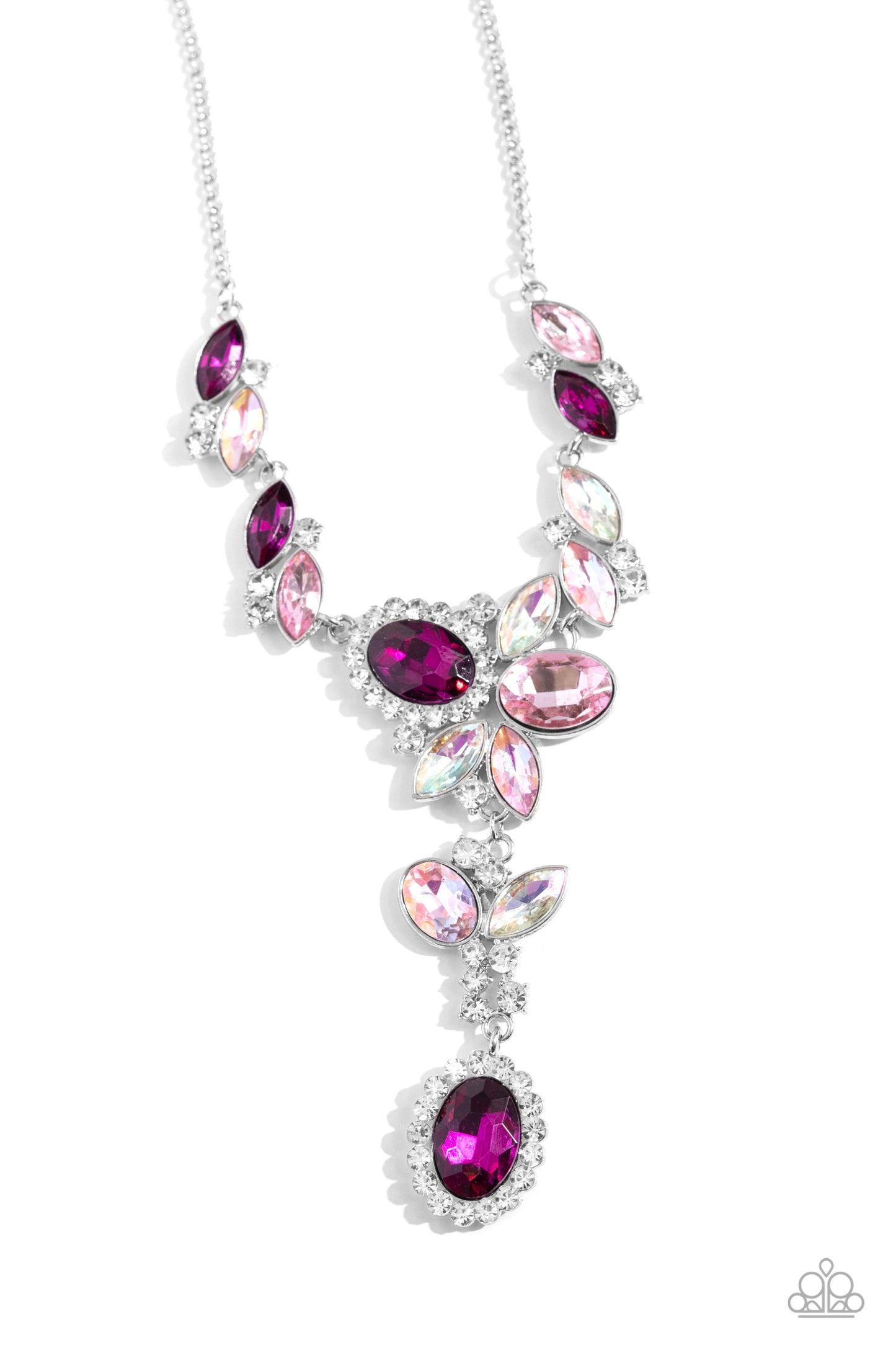 Generous Gallery - pink - Paparazzi necklace