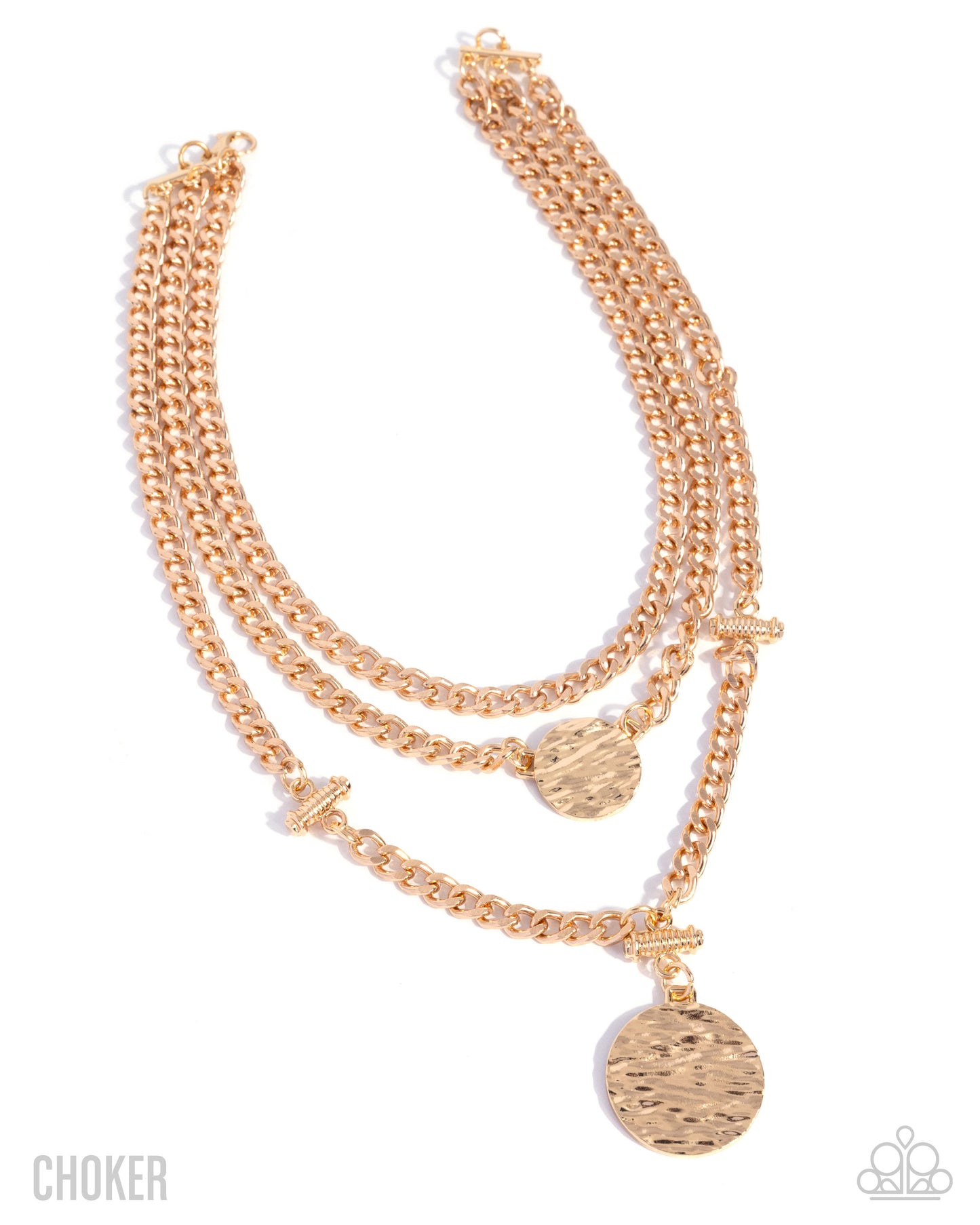 Generously Grungy - gold - Paparazzi necklace