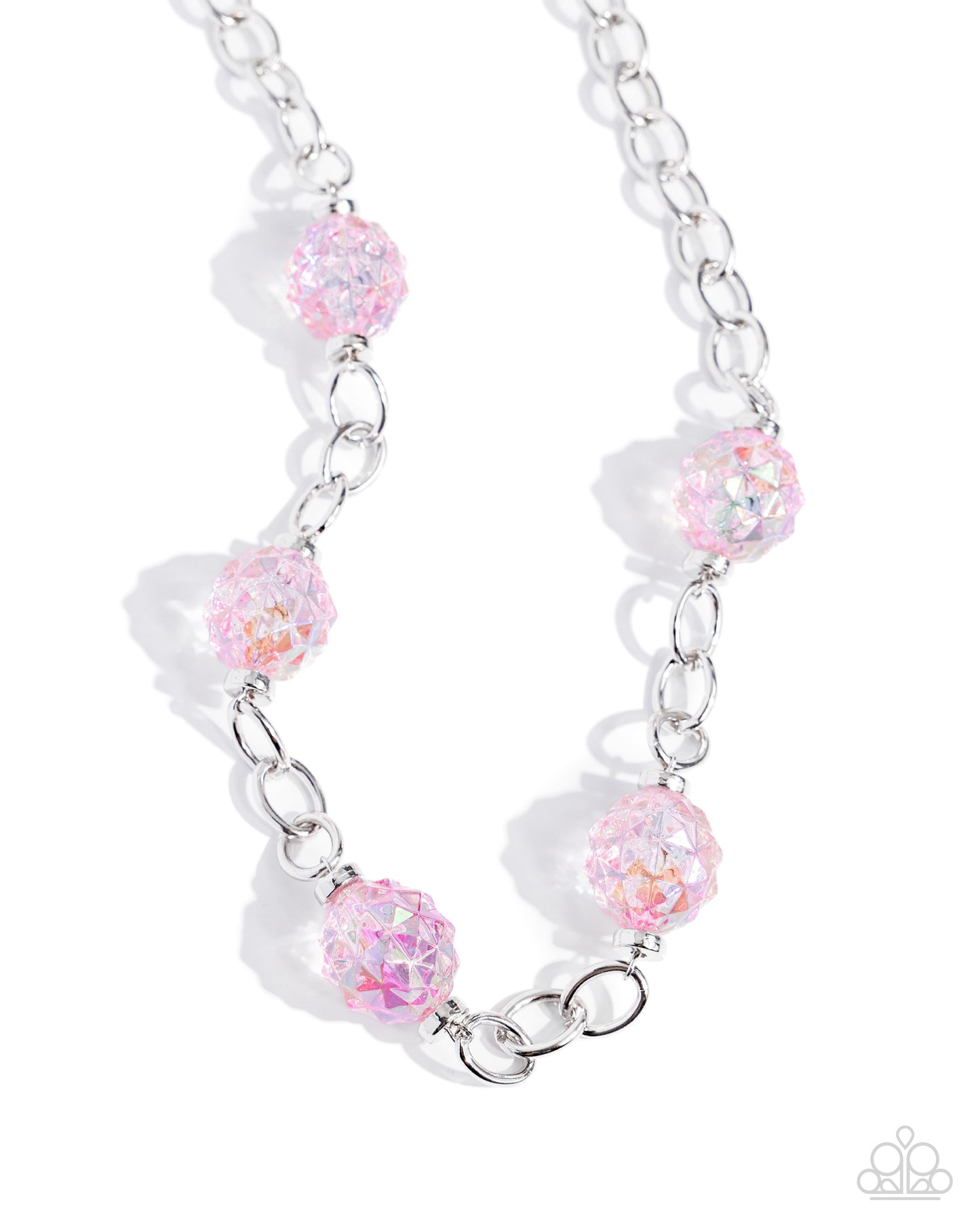 Gentle Glass - pink - Paparazzi necklace