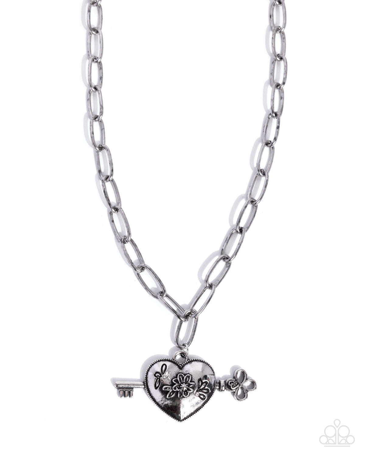 Genuine Whimsy - white - Paparazzi necklace