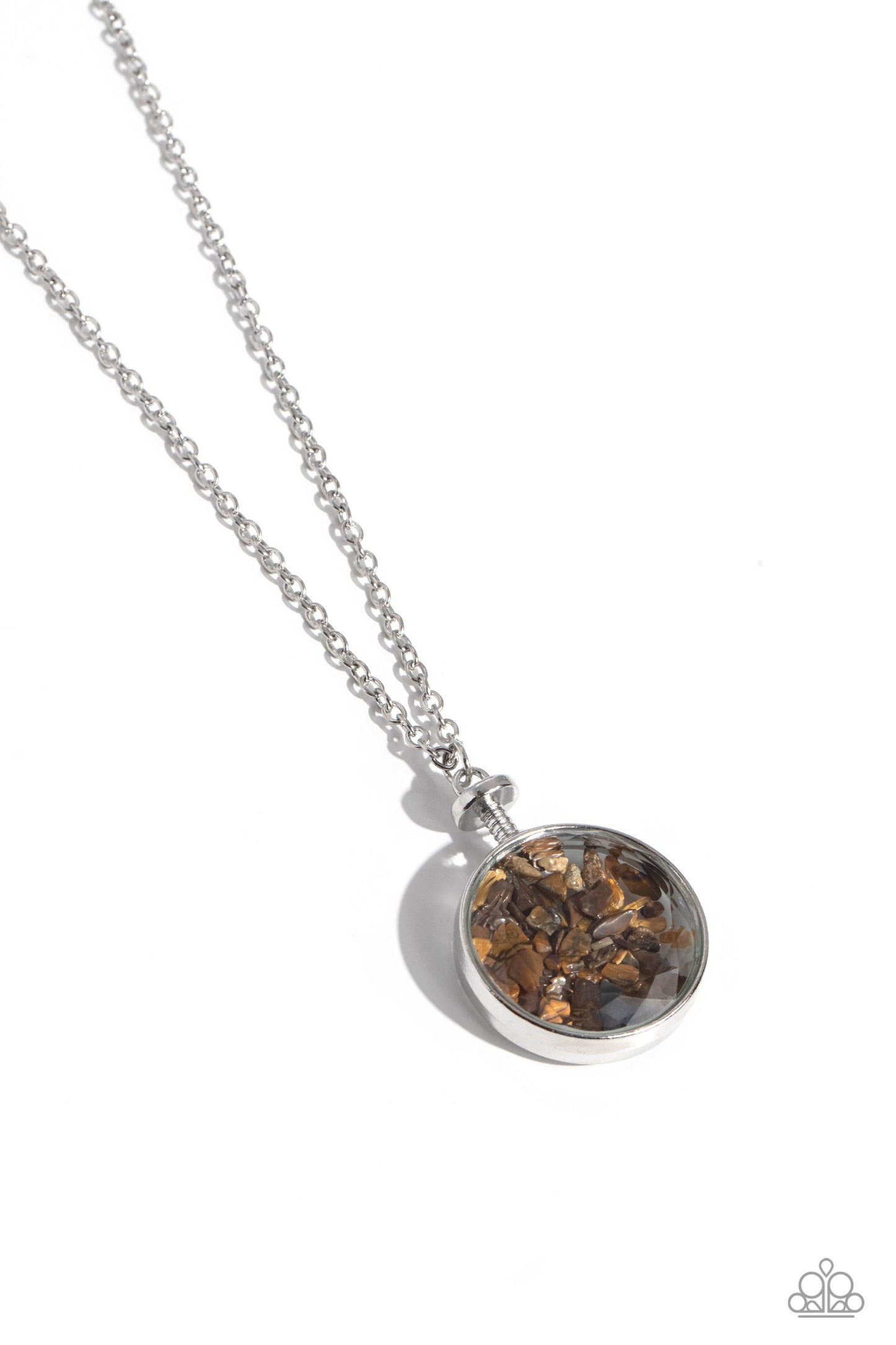Geo Mine - brown - Paparazzi necklace