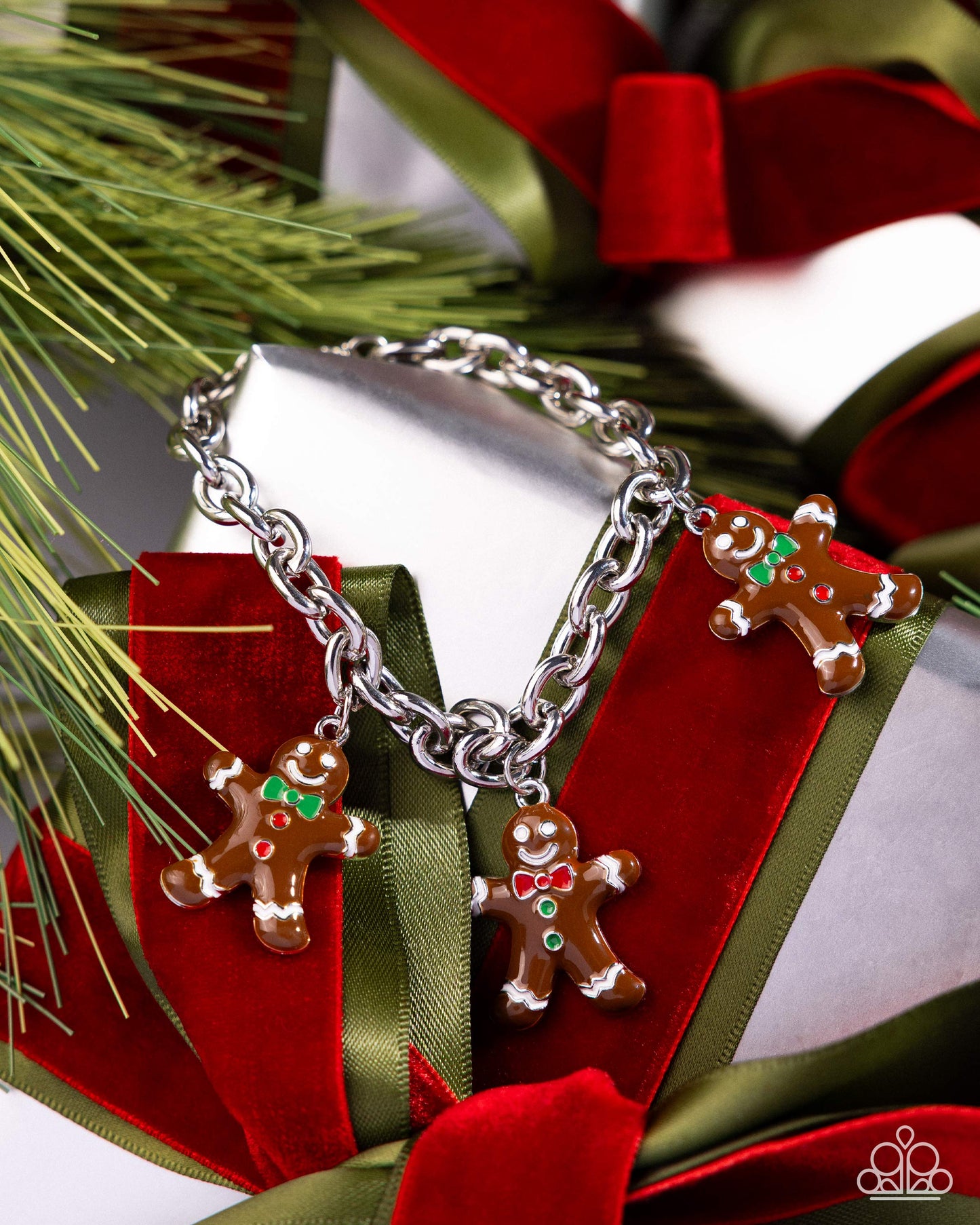 Gingerbread Glitz - brown - Paparazzi bracelet