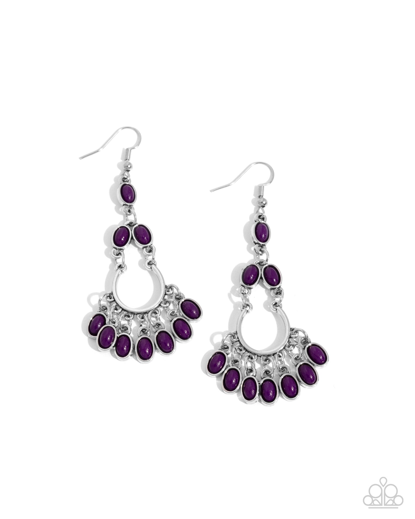 Girly Girl Getup - purple - Paparazzi earrings