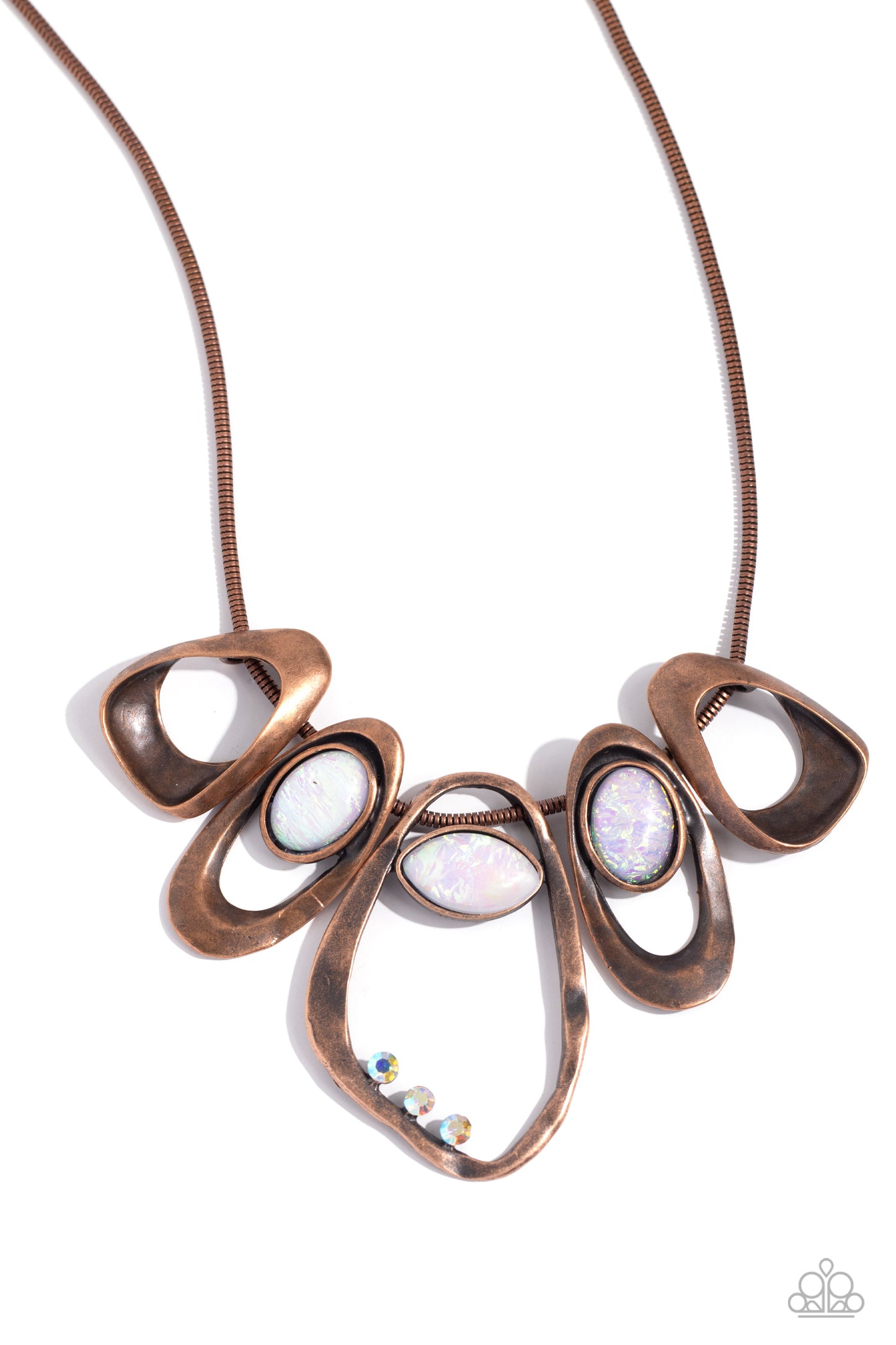Gleaming Gala - copper - Paparazzi necklace