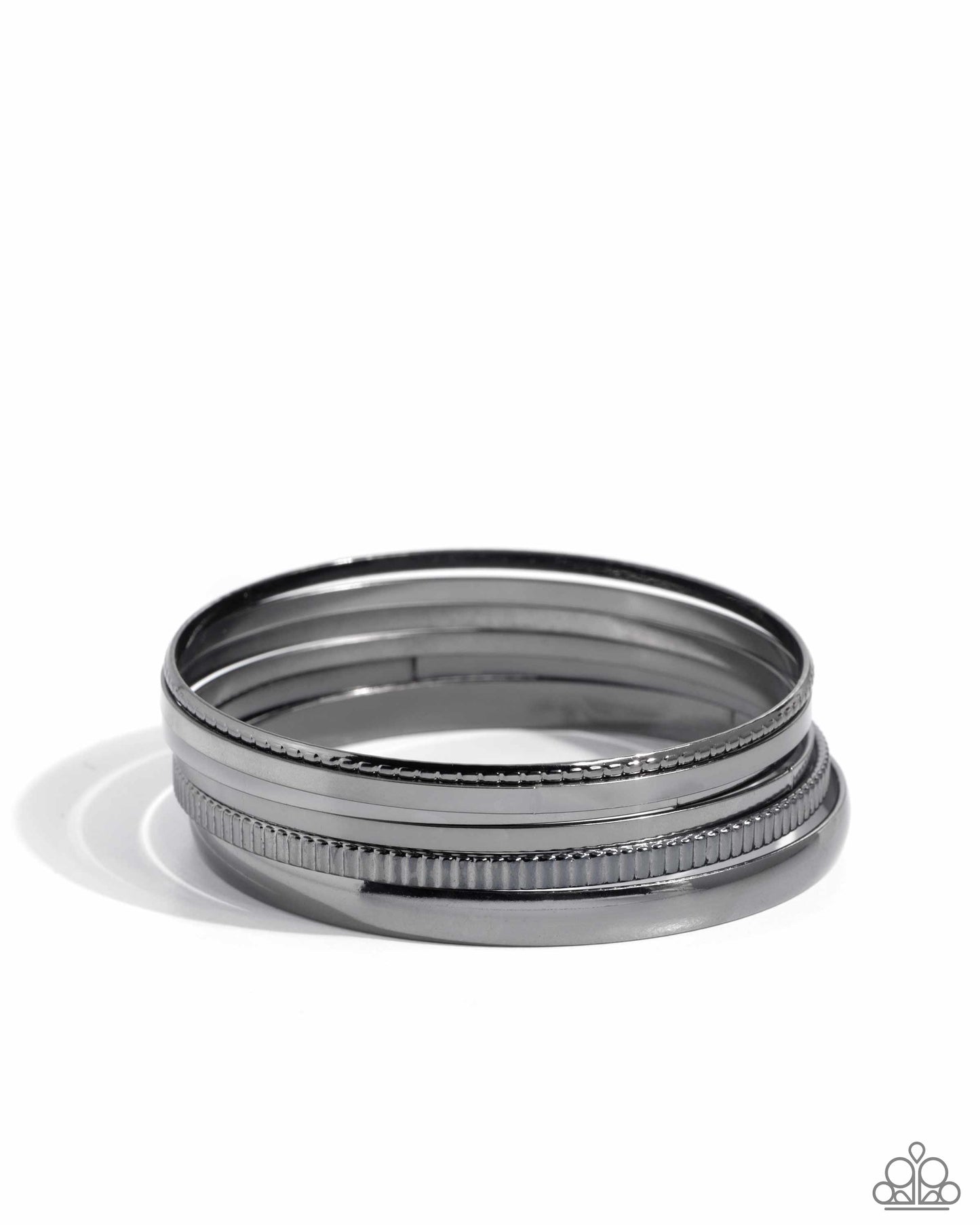 Gliding Gleam - black - Paparazzi bracelet