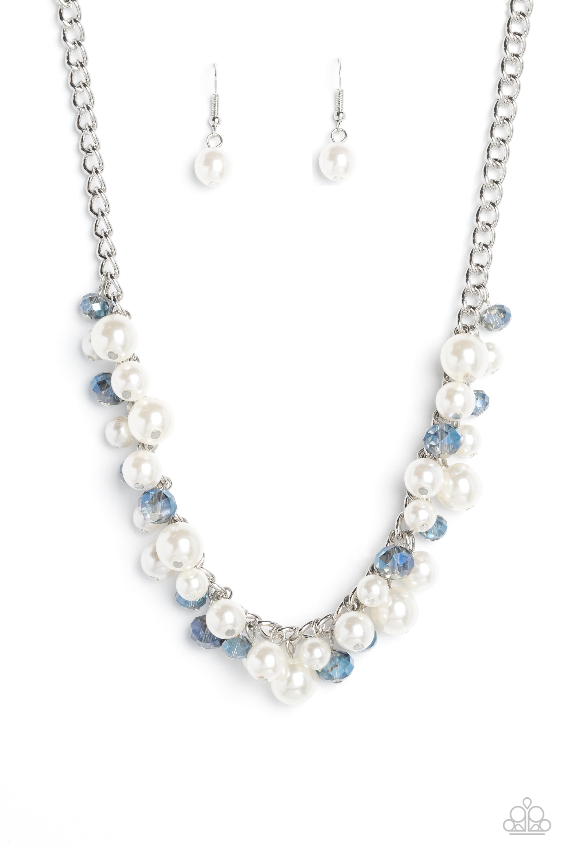 Glinting Goddess - blue - Paparazzi necklace