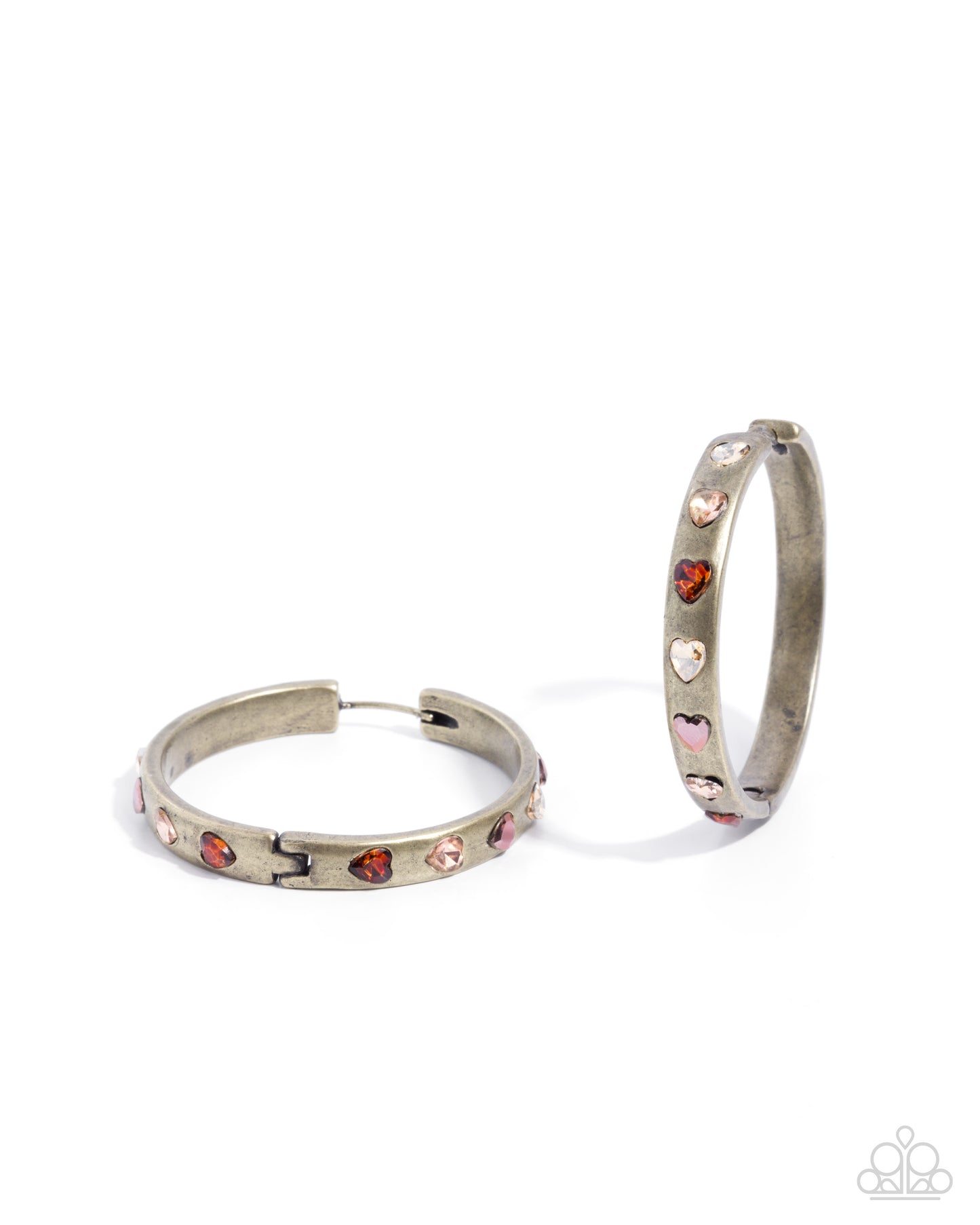 Glistening Grandeur - brass - Paparazzi earrings