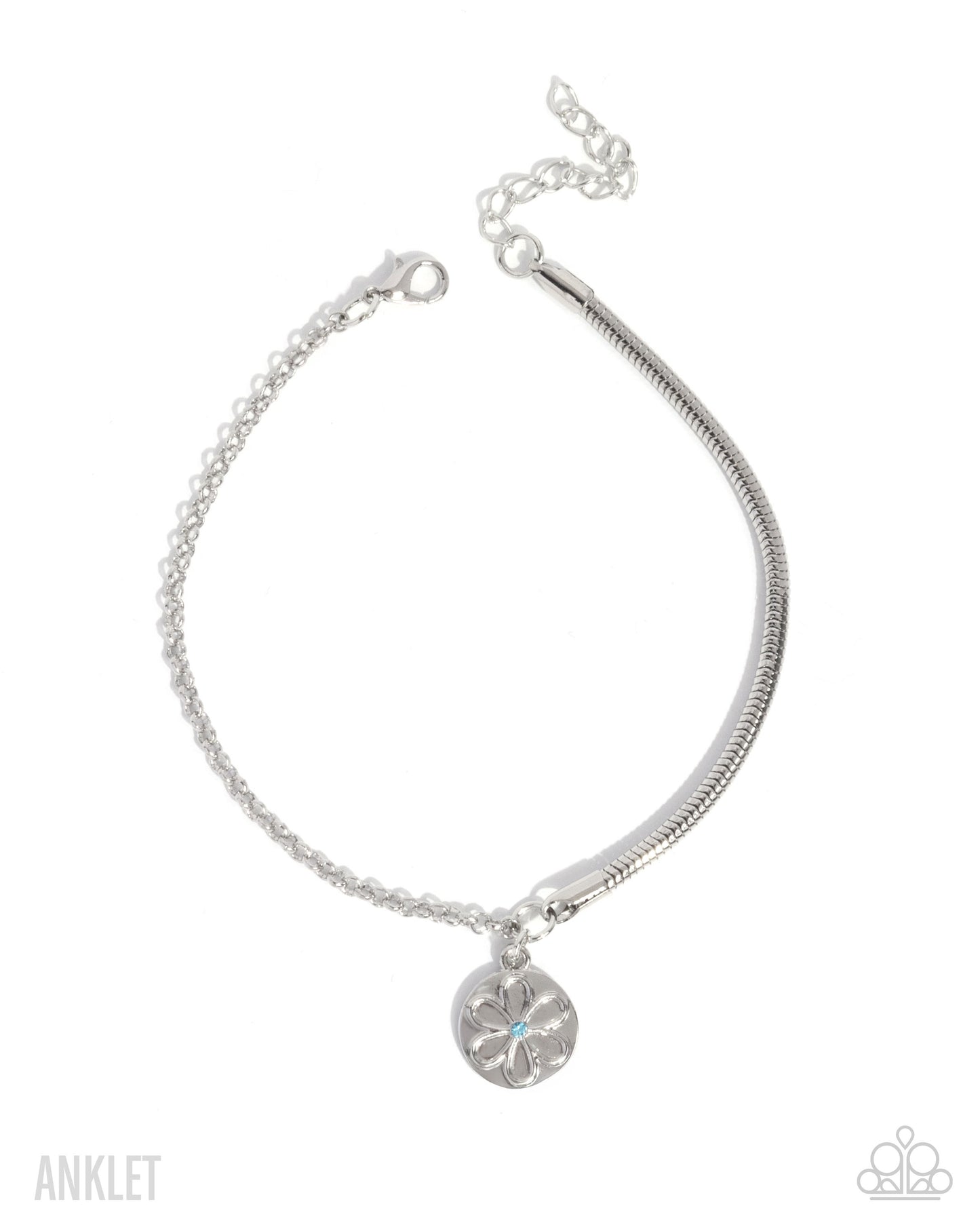 Glistening Growth - blue - Paparazzi anklet