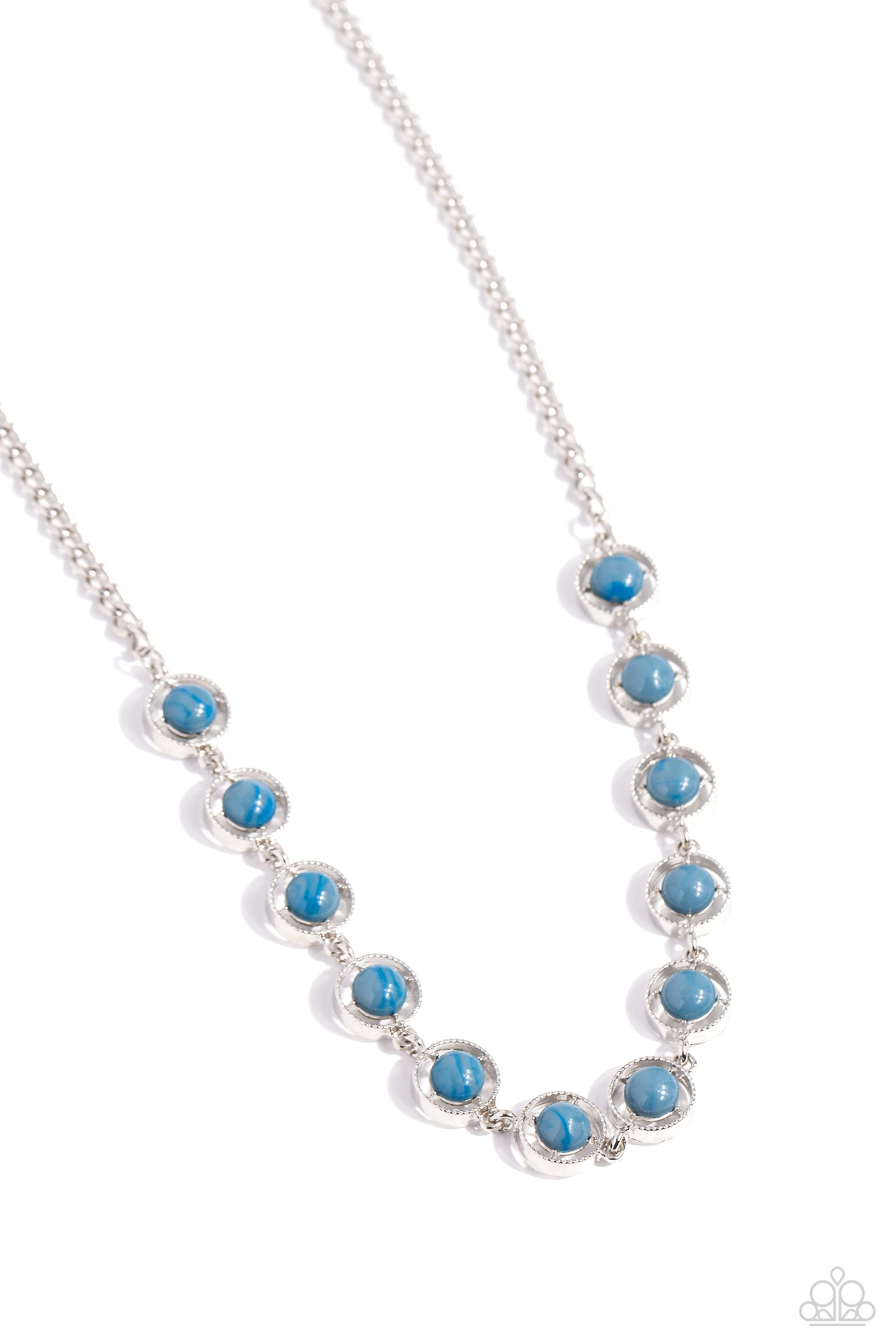 Going Global - blue - Paparazzi necklace