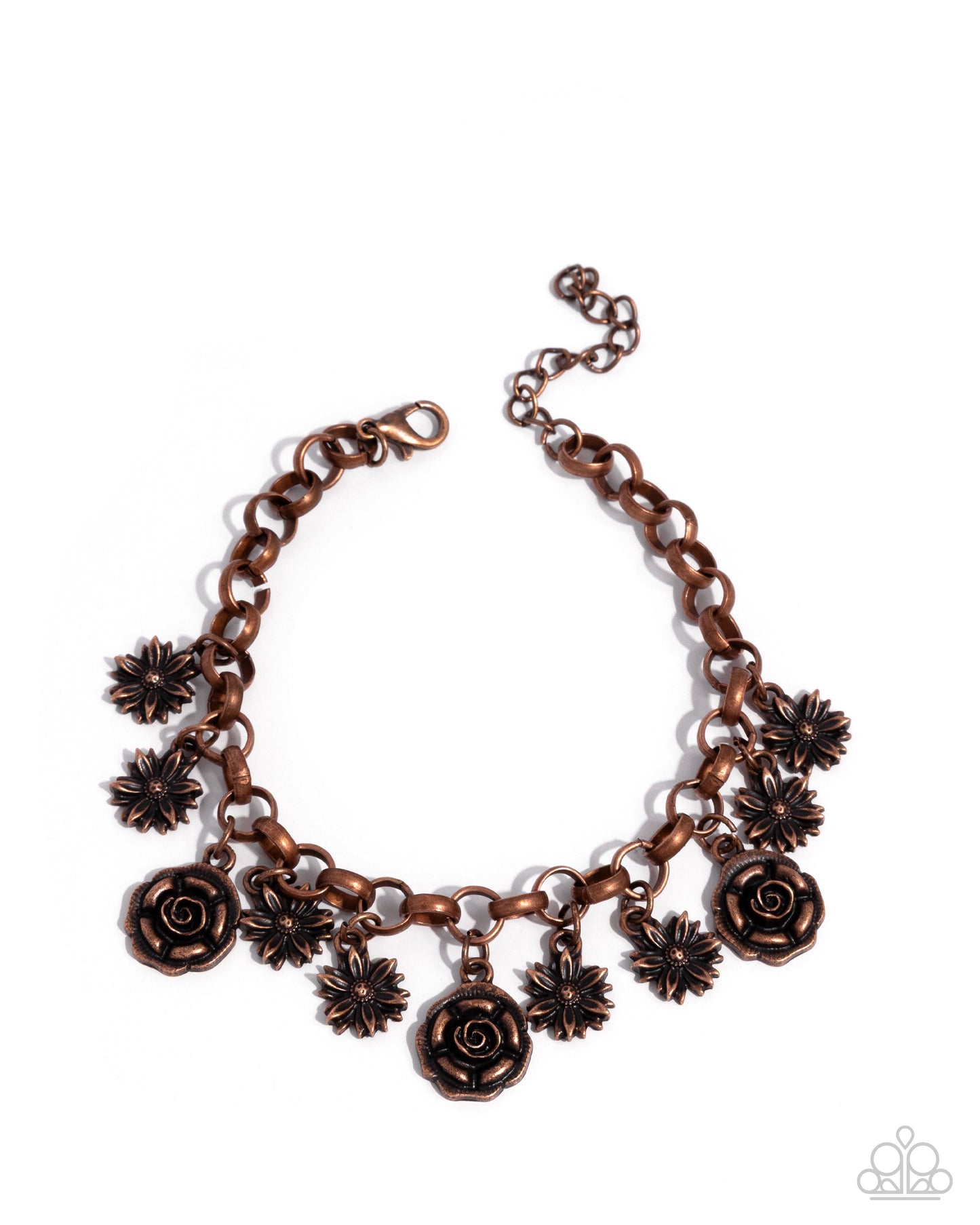 Grandiose Garden - copper - Paparazzi bracelet