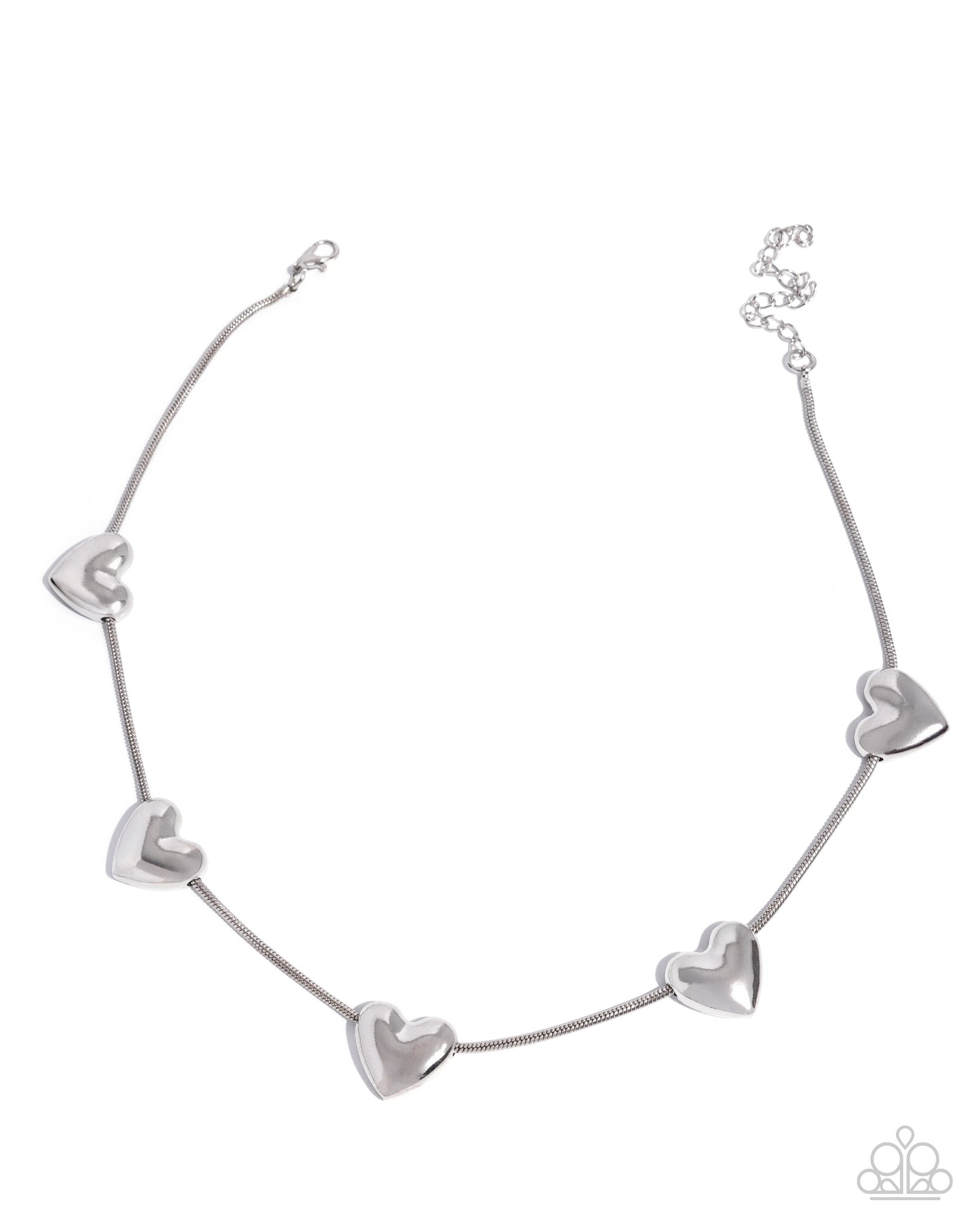 Group Date - silver - Paparazzi necklace