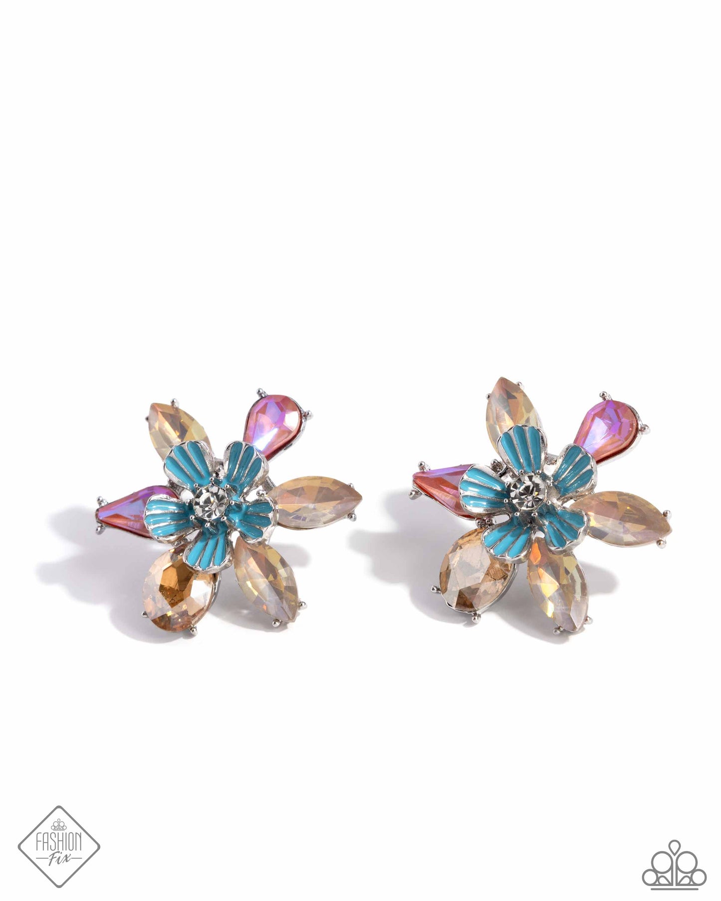 Hamptons Habit - multi - Paparazzi earrings