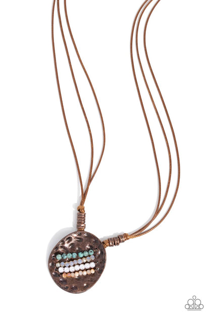 Handcrafted Hallmark - copper - Paparazzi necklace