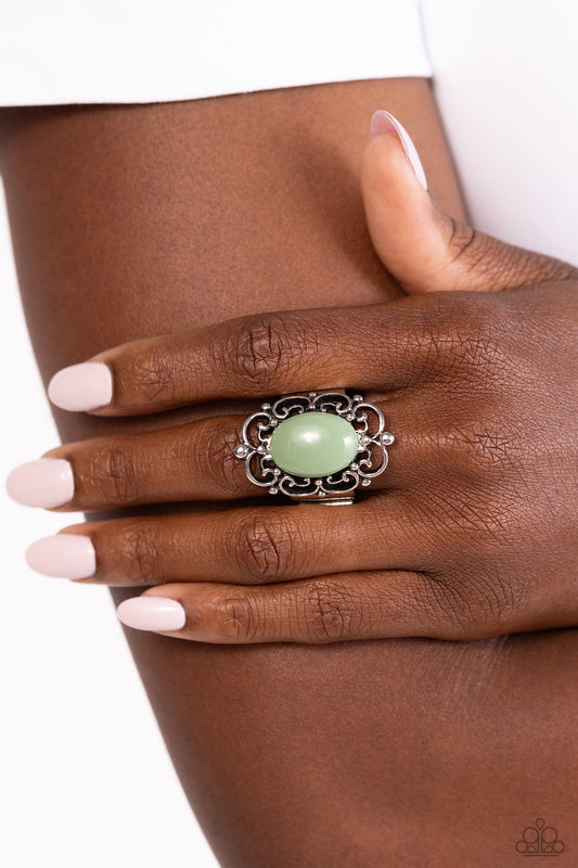 Happily EVERGLADE After - green - Paparazzi ring