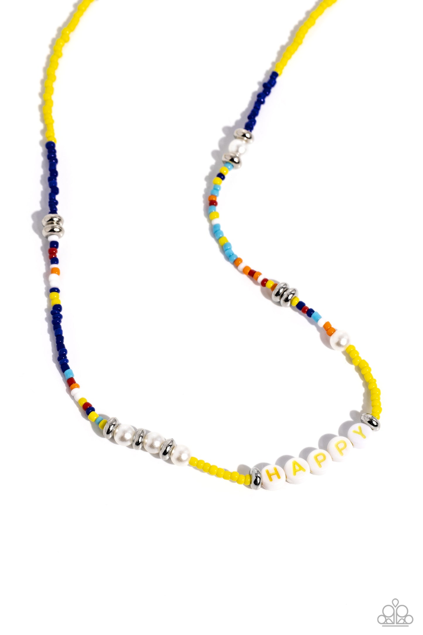 Happy to See You - yellow - Paparazzi necklace
