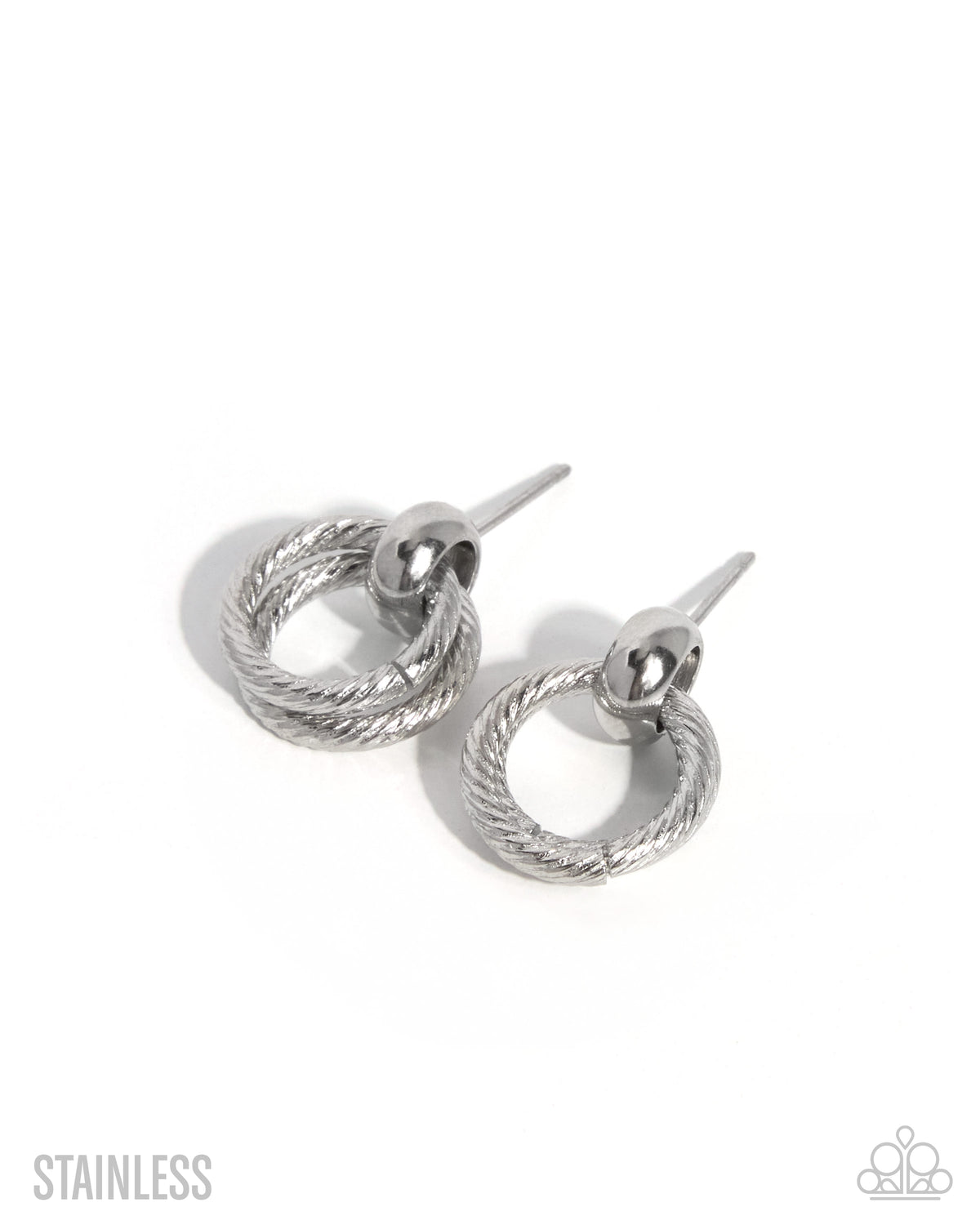 Harmonious Haute - silver - Paparazzi earrings