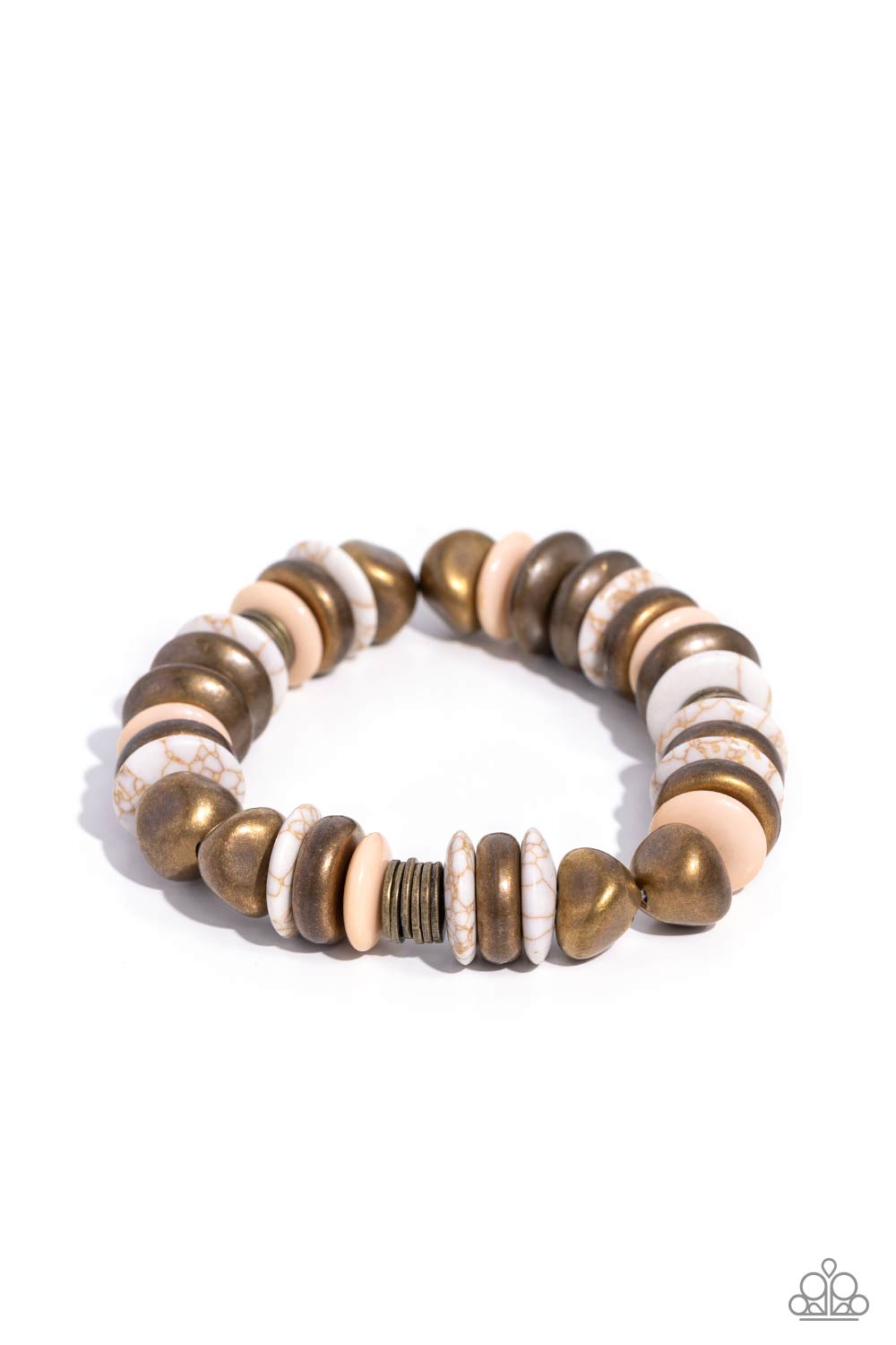 Harmoniously High-End - brass - Paparazzi bracelet