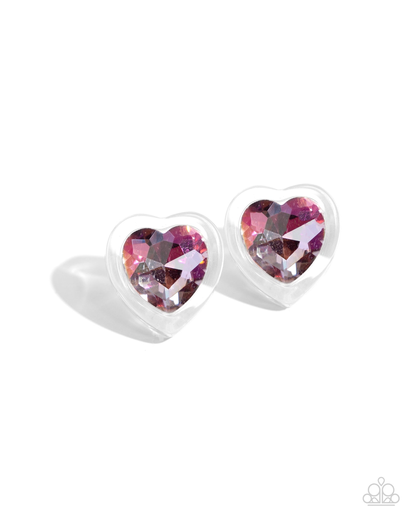 Heart-Pounding Haute - pink - Paparazzi earrings