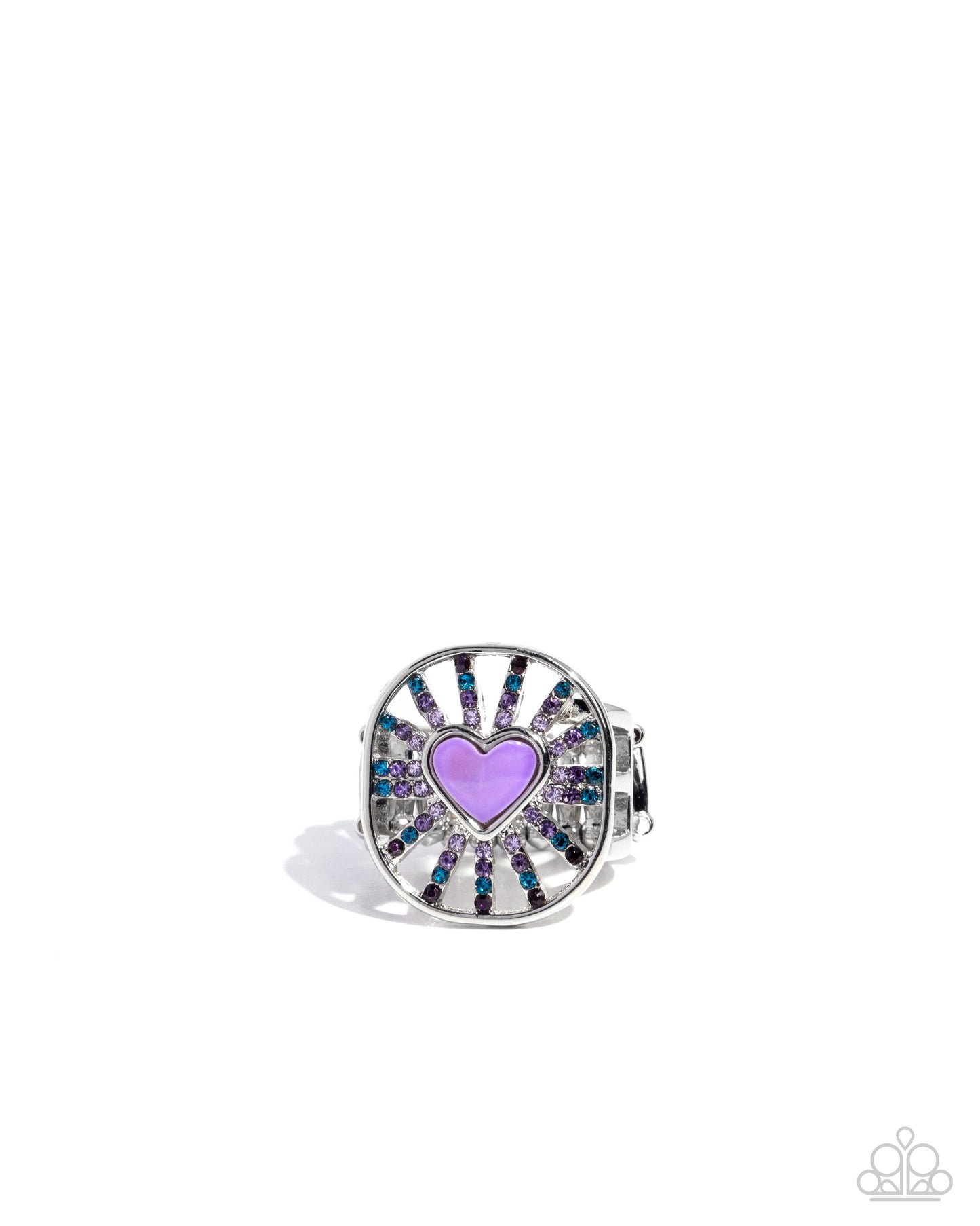 Heartburst Haute - purple - Paparazzi ring
