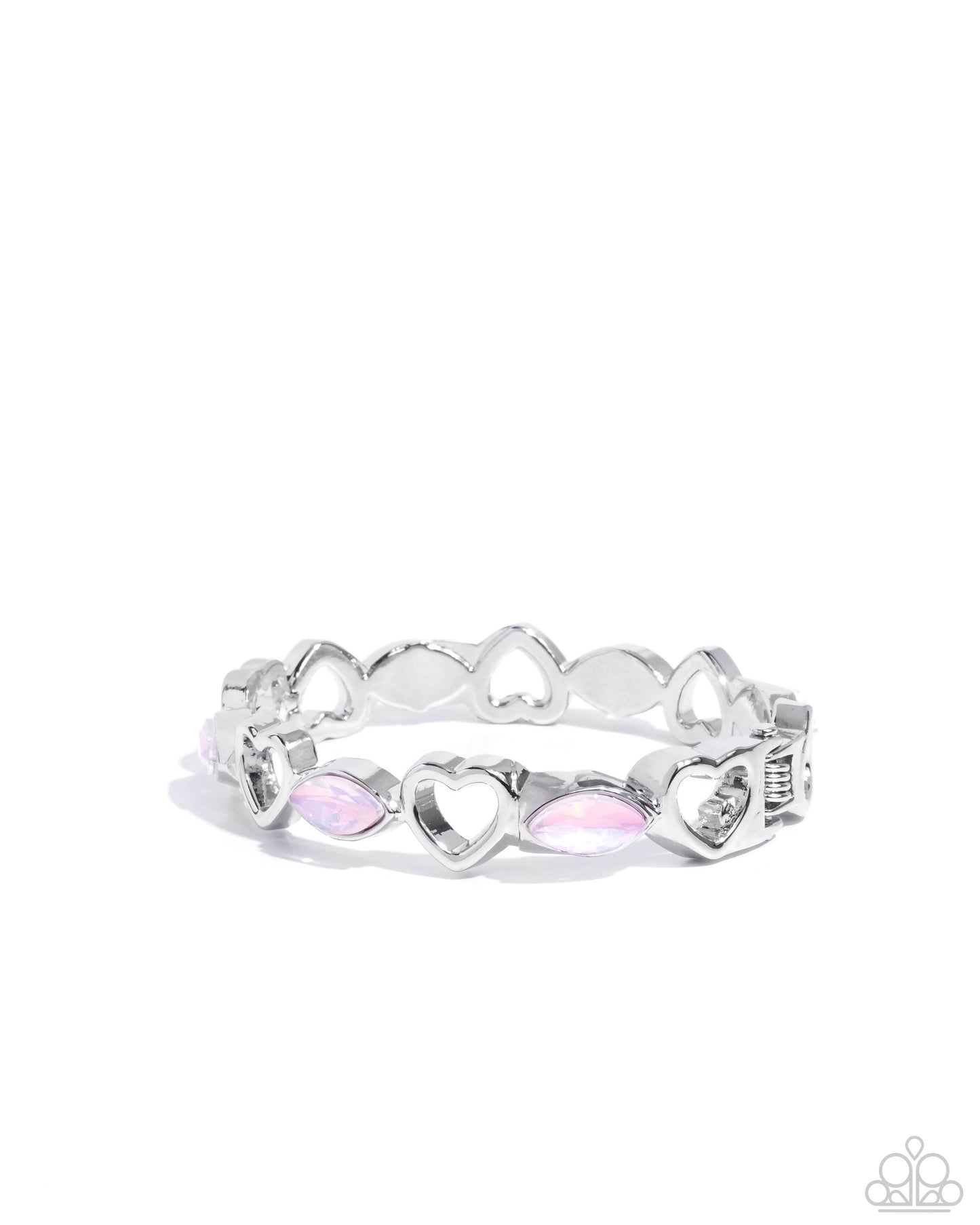 Heartfelt Headline - pink - Paparazzi bracelet
