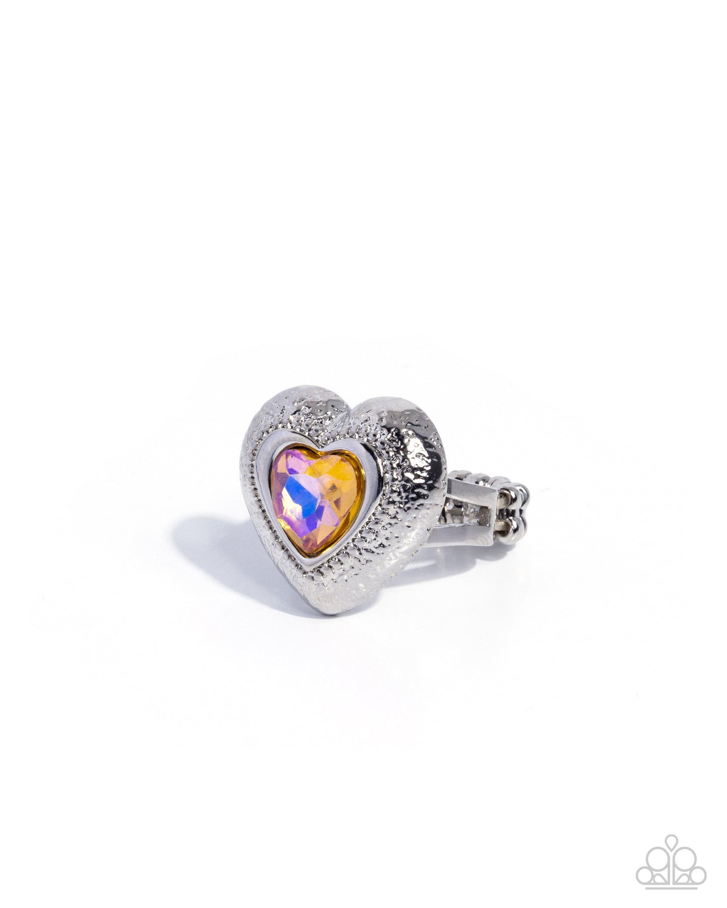 Heartfelt History - yellow - Paparazzi ring