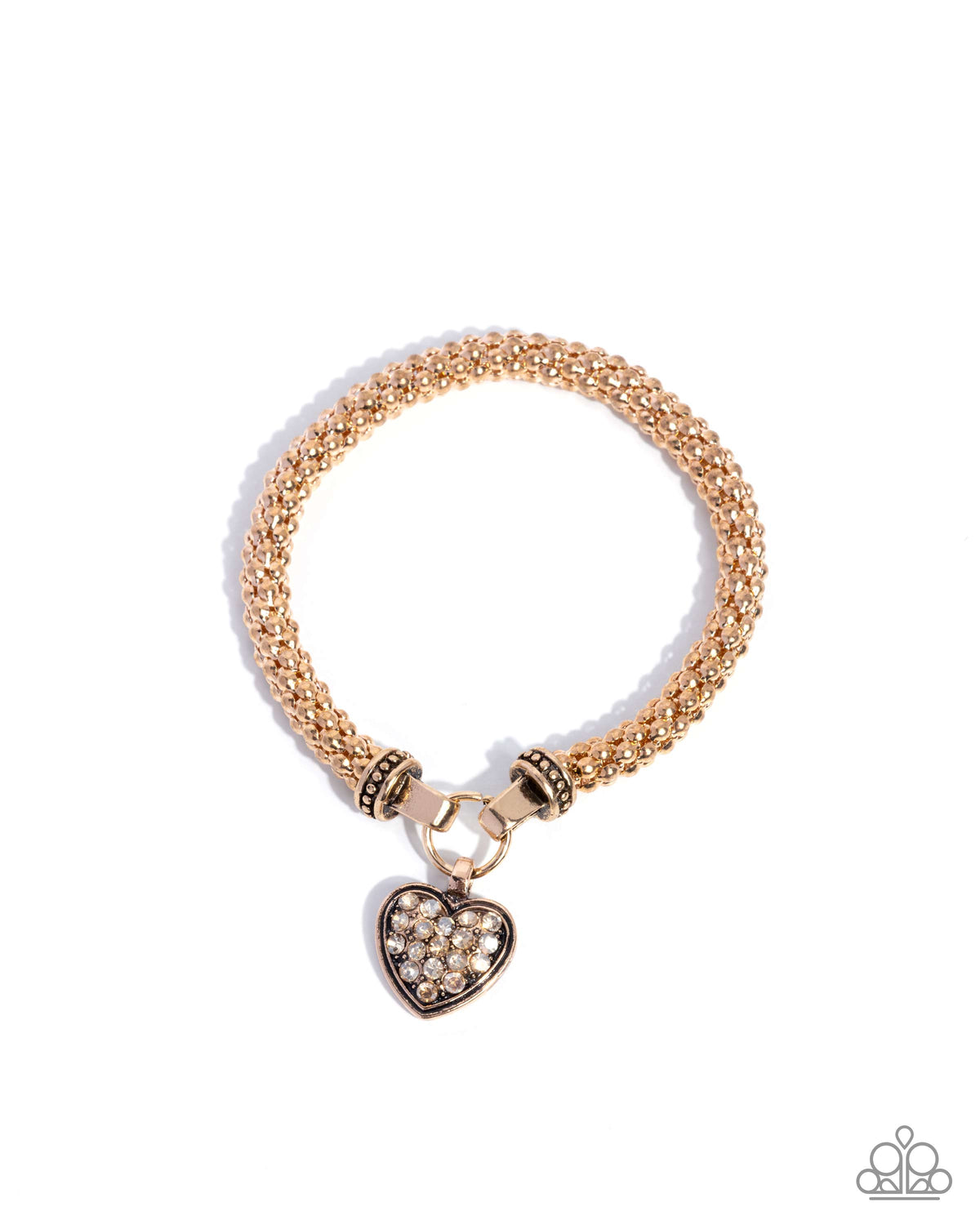 Heartfelt Hostess - gold - Paparazzi bracelet