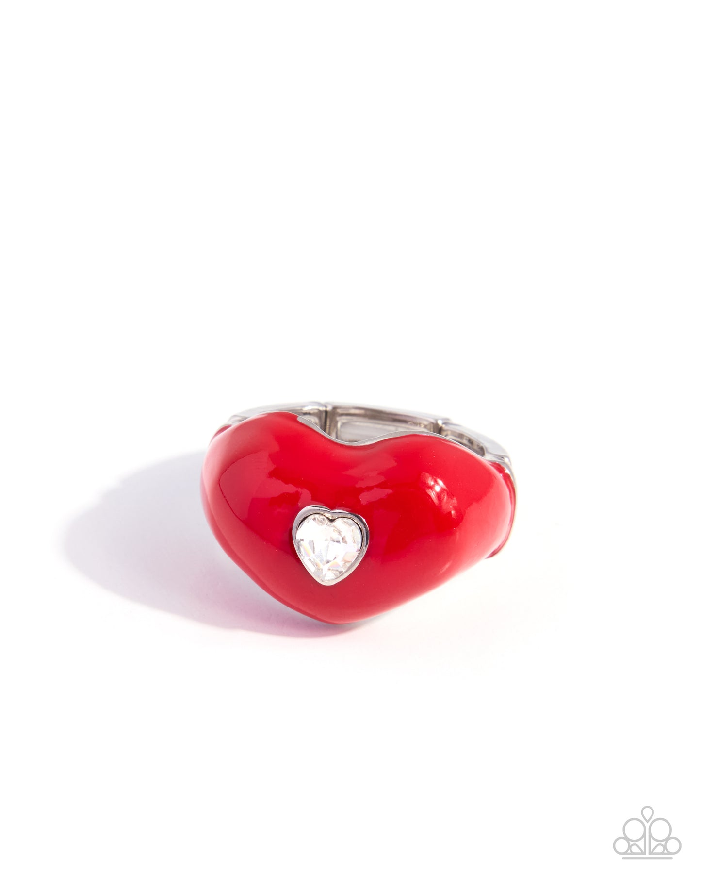 Heartfelt Hymn - red - Paparazzi ring